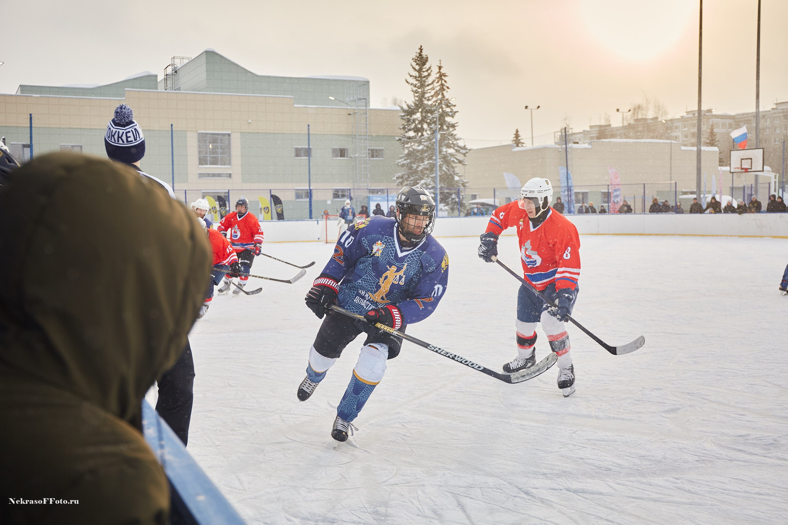 Турнир по хоккею «Русская классика» в рамках Офицерской хоккейной лиги. Спортивный фотограф Некрасов Денис