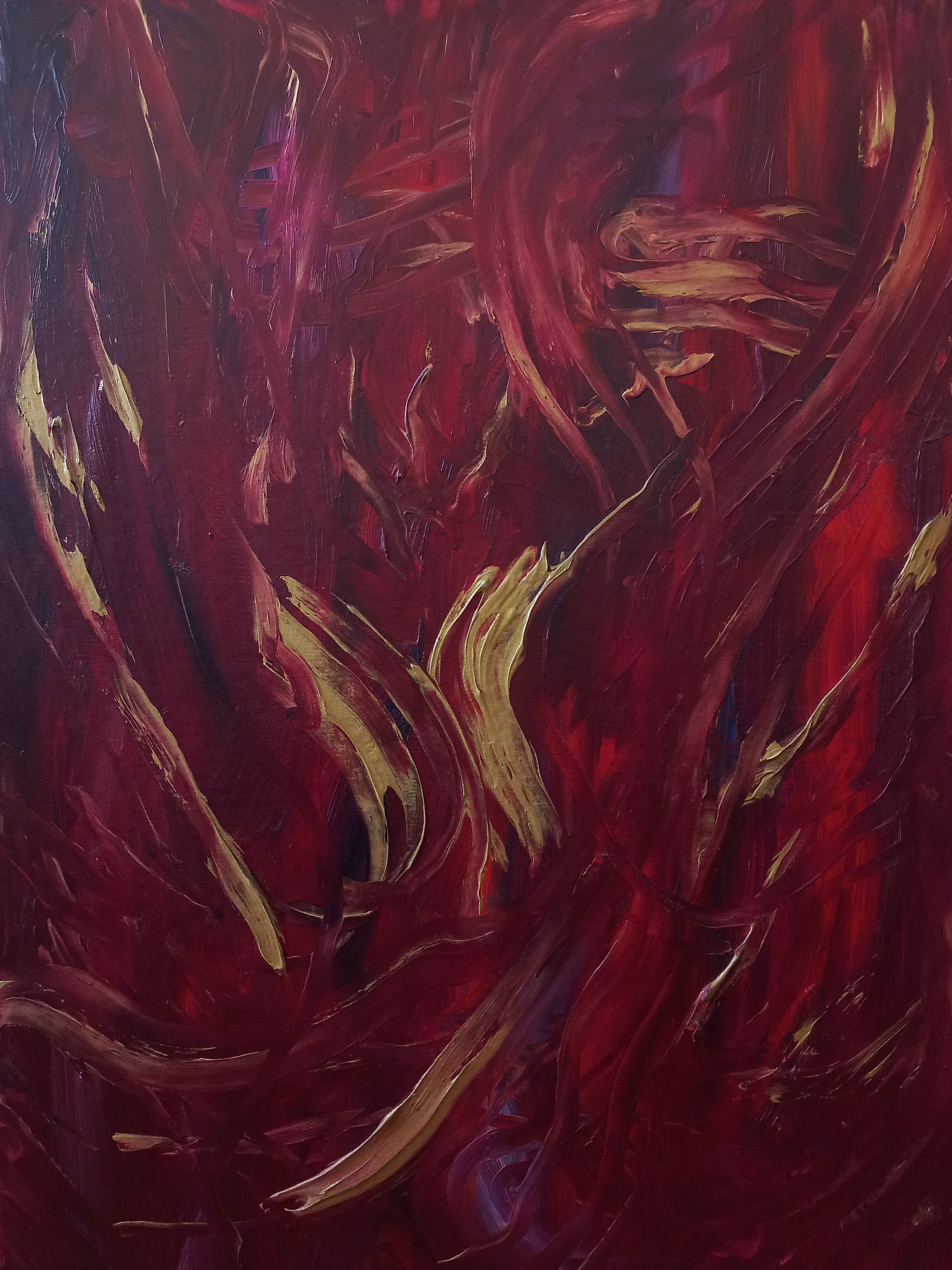 "Танец", масло, холст, 70x50 см, 2022