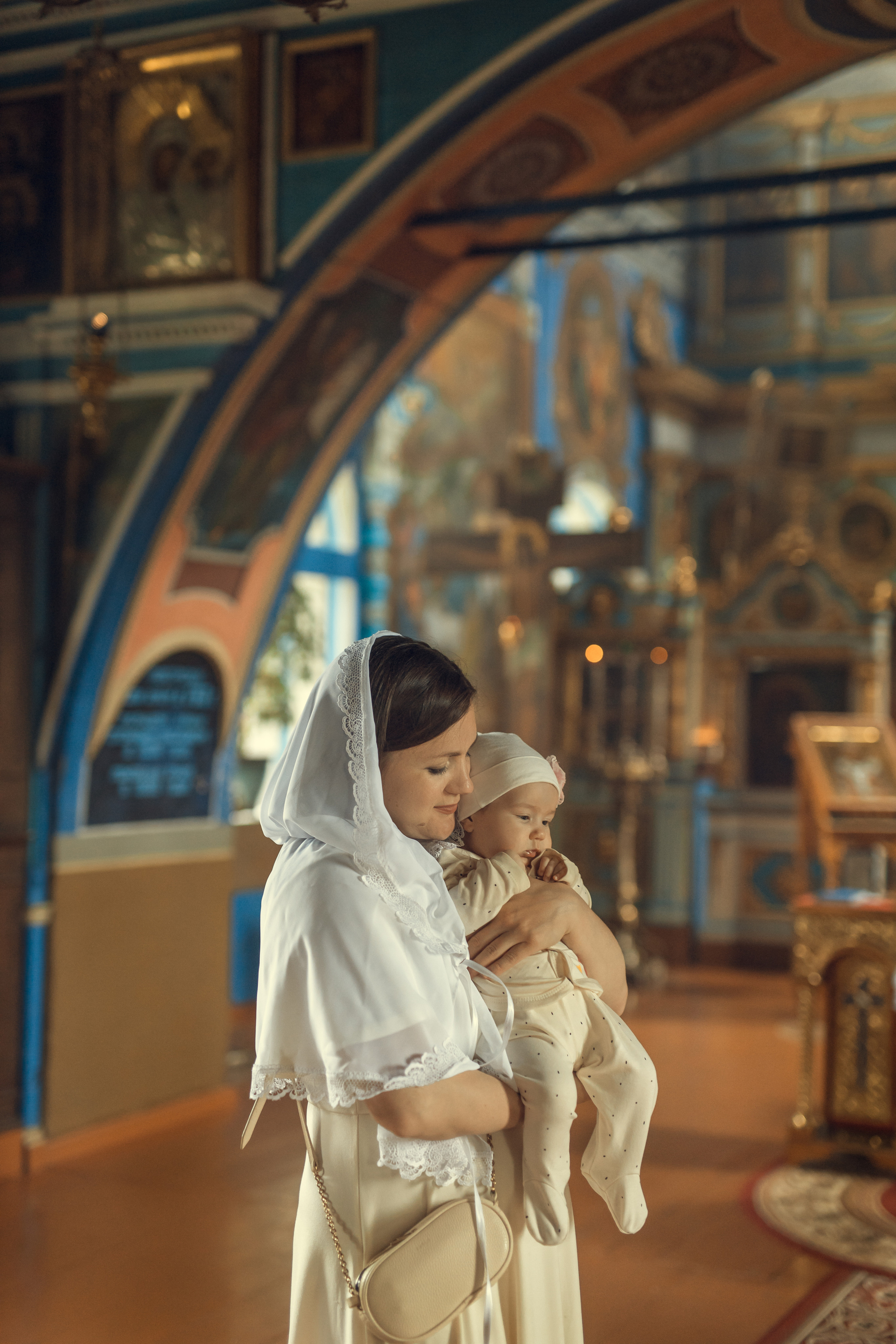 Крещение Машеньки, храм Преображения Господня, село Поводнево. Главная