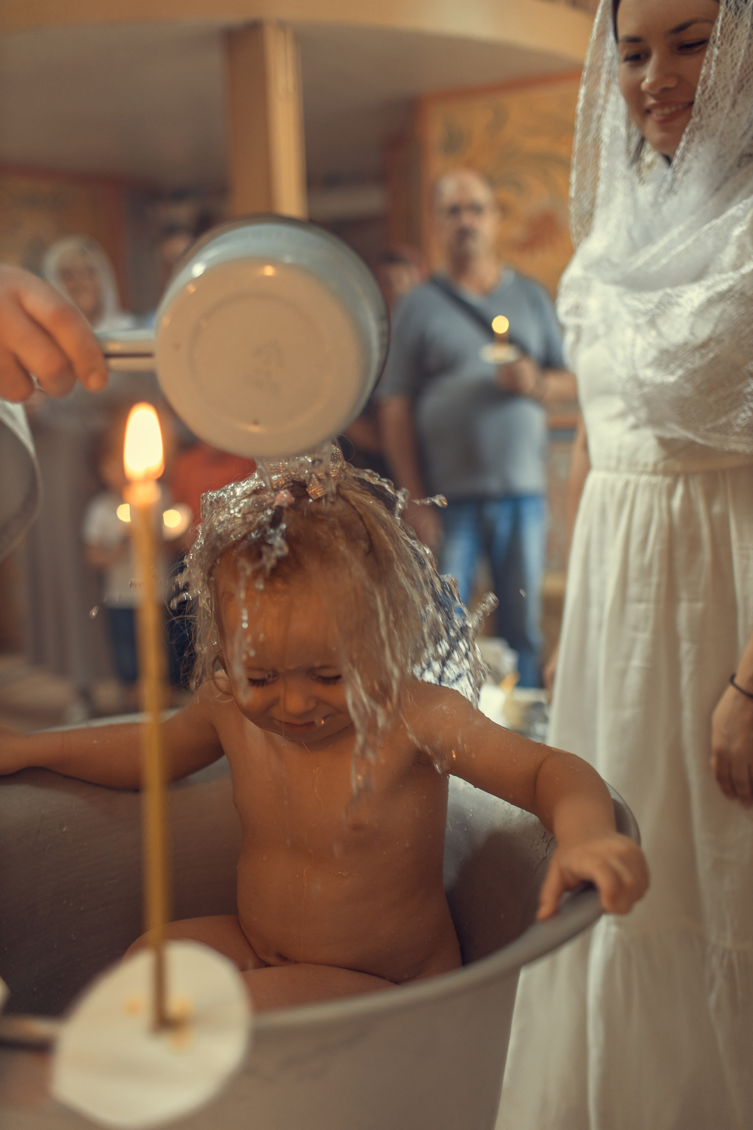 Крещение Аделины, церковь Рождества Пресвятой Богородицы в Григорьевском. Главная