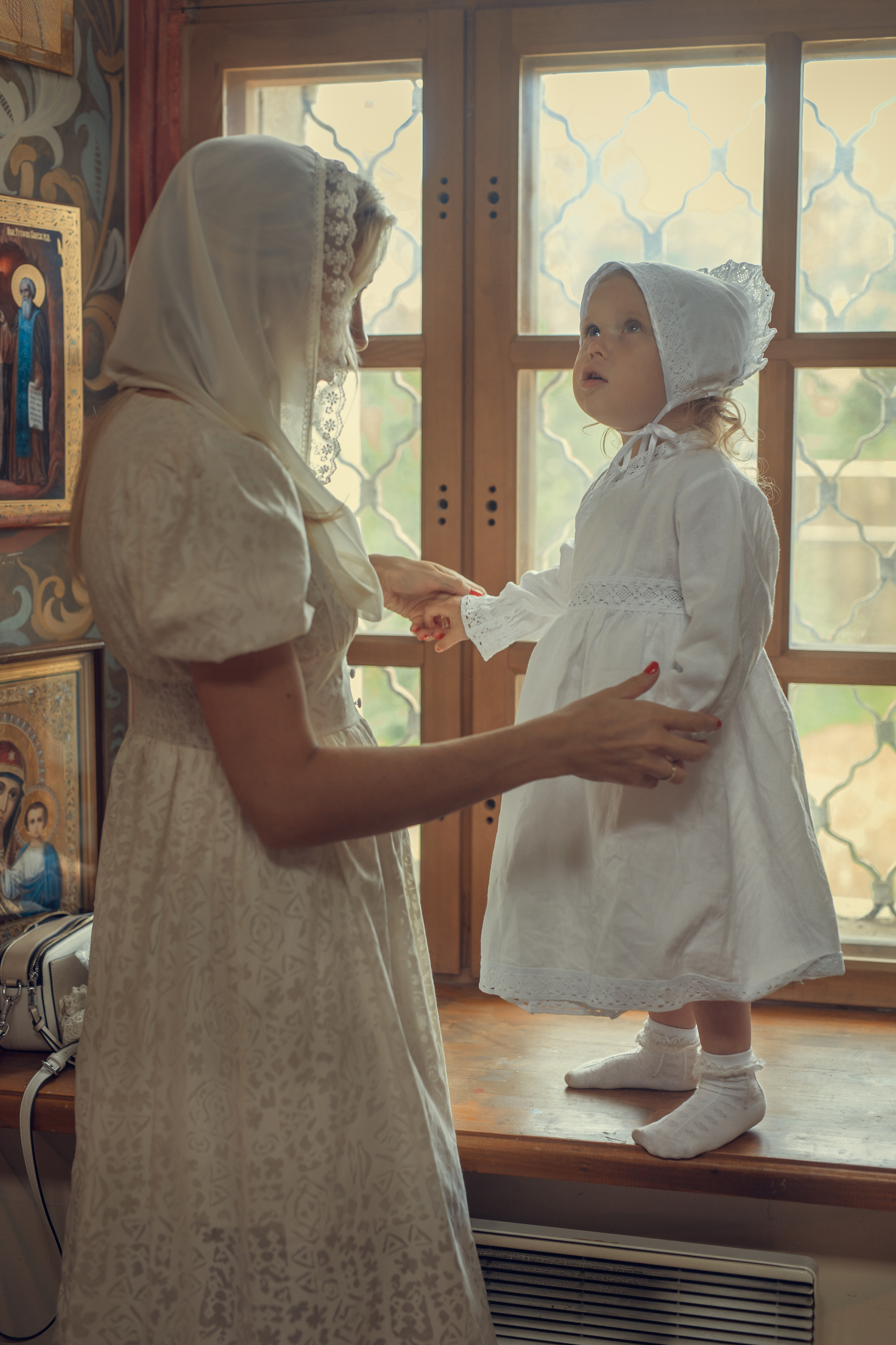 Крещение Аделины, церковь Рождества Пресвятой Богородицы в Григорьевском. Главная