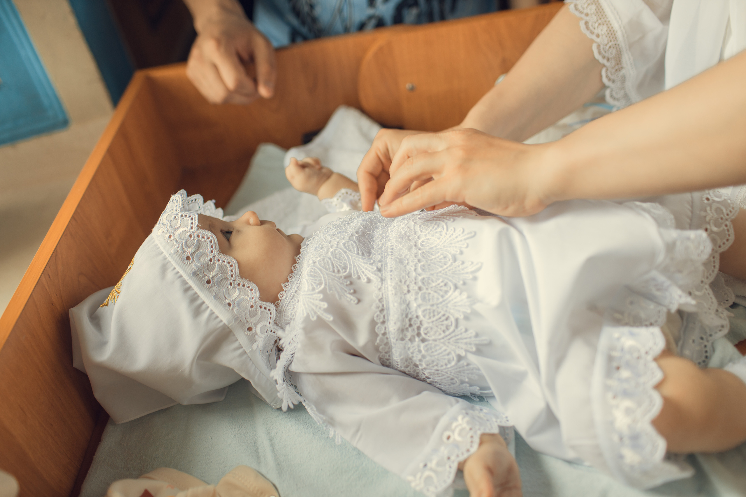 Крещение Машеньки, храм Преображения Господня, село Поводнево. Главная