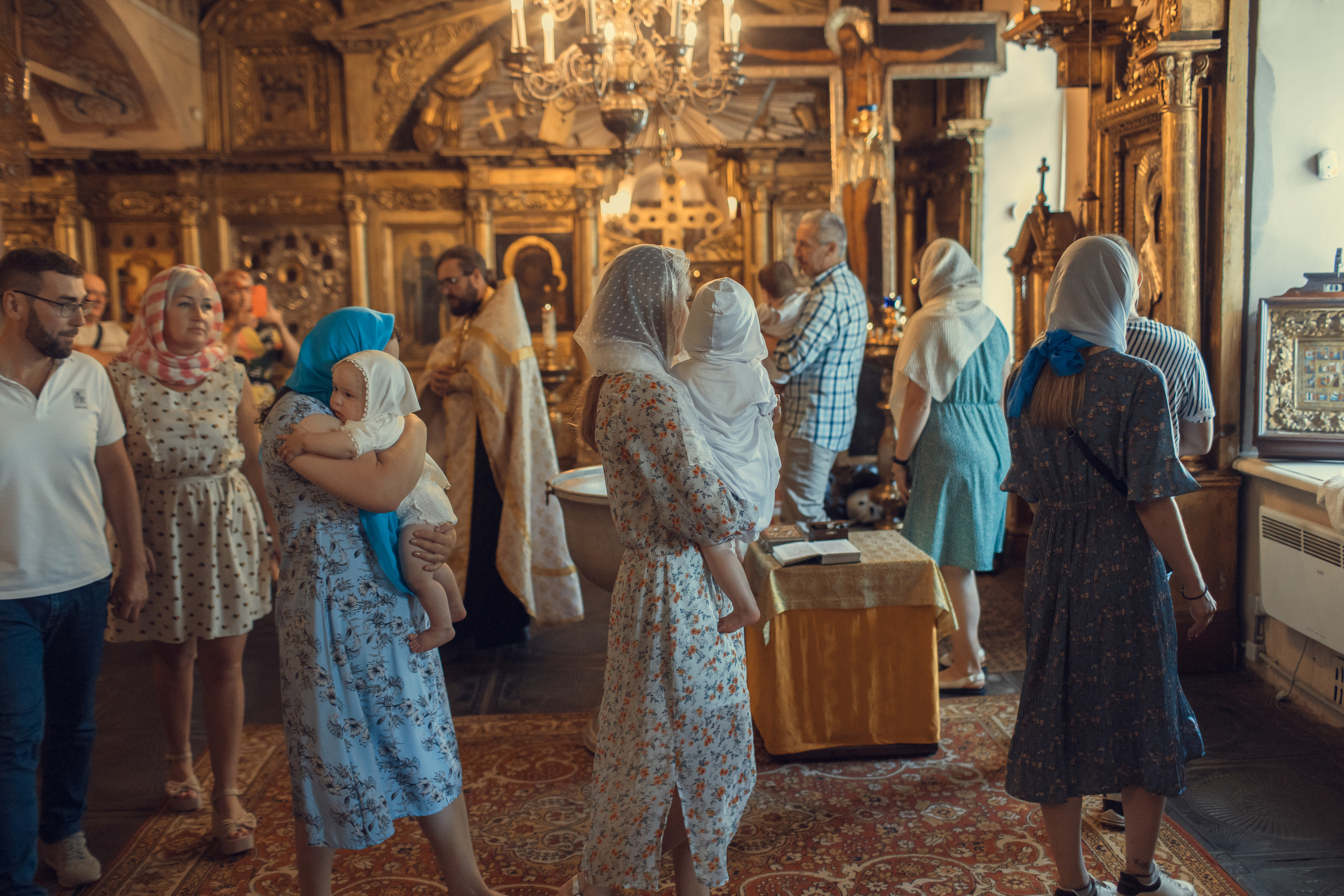 Крещение Виктории, церковь Воскресения Христова, село Вятское. Главная