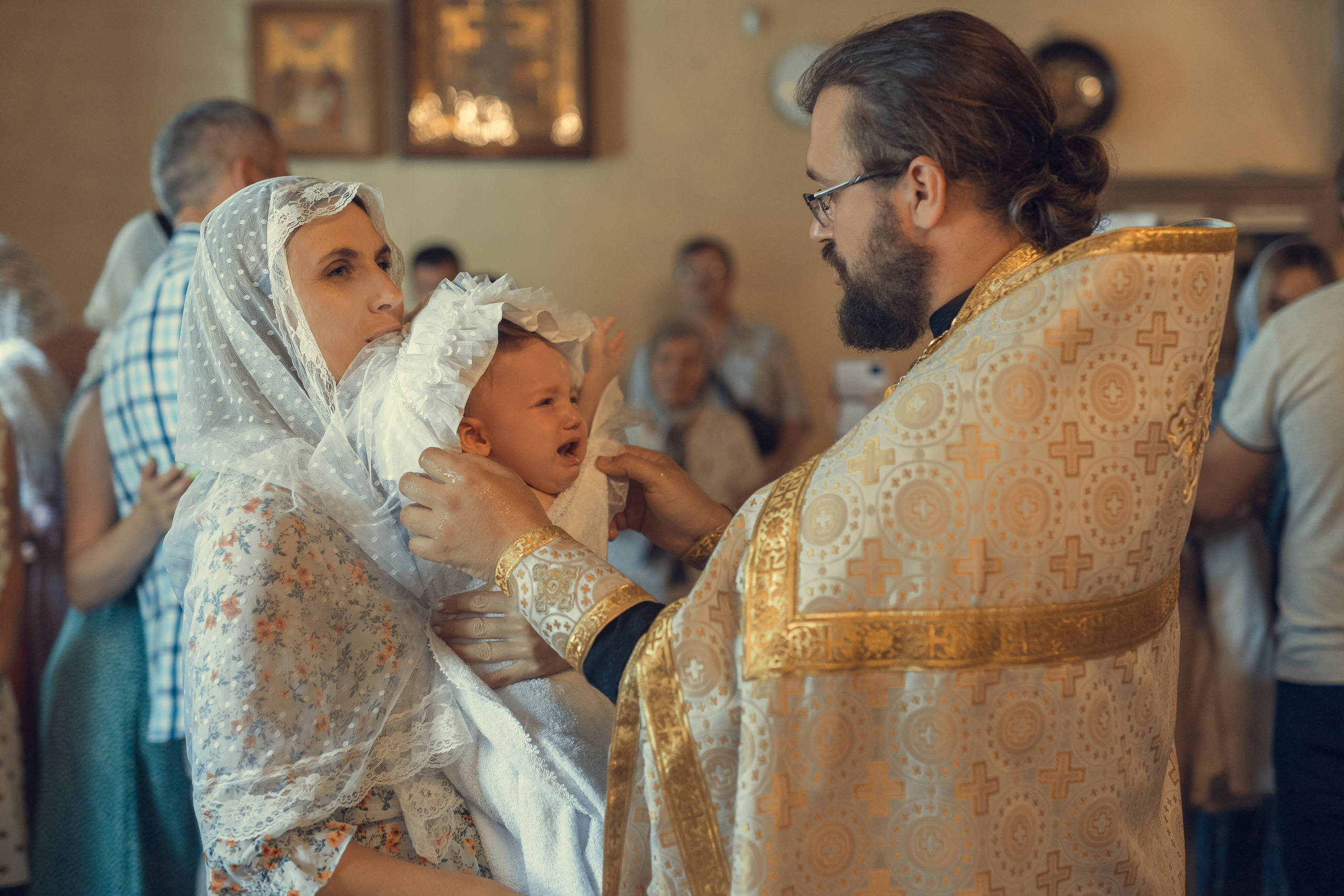 Крещение Виктории, церковь Воскресения Христова, село Вятское. Главная