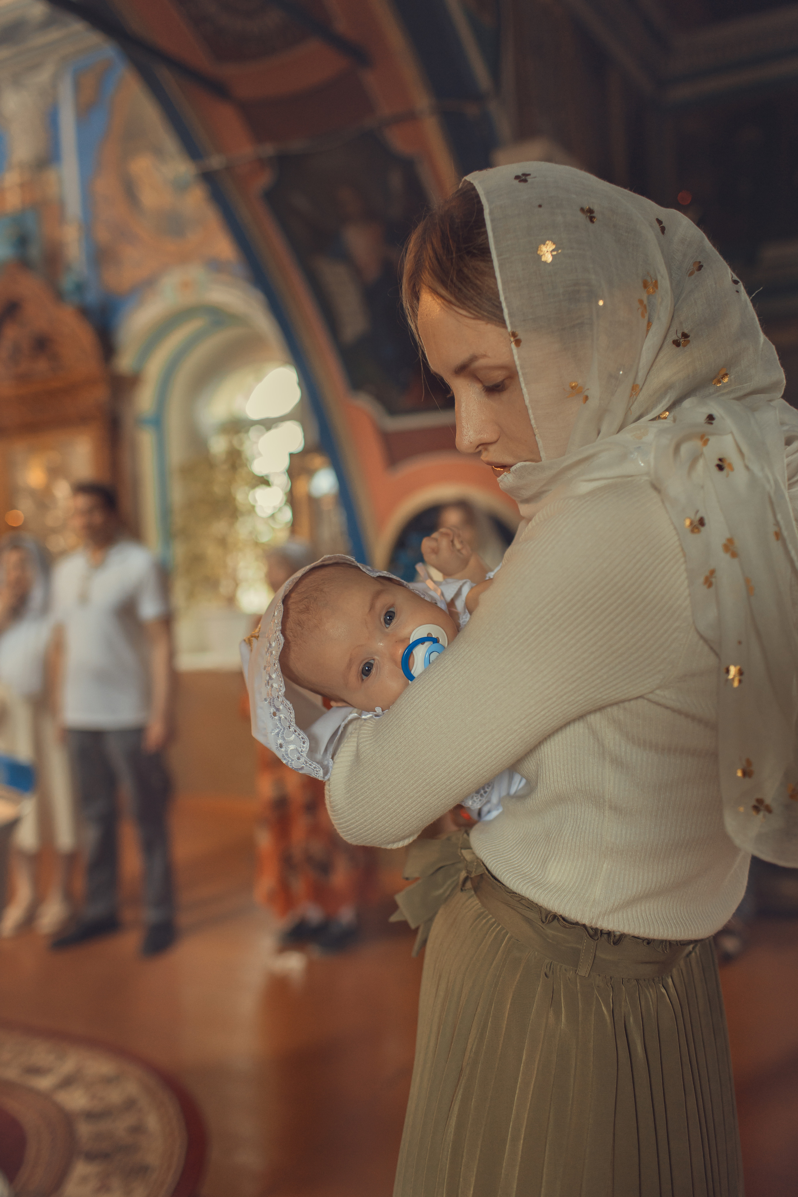 Крещение Машеньки, храм Преображения Господня, село Поводнево. Главная