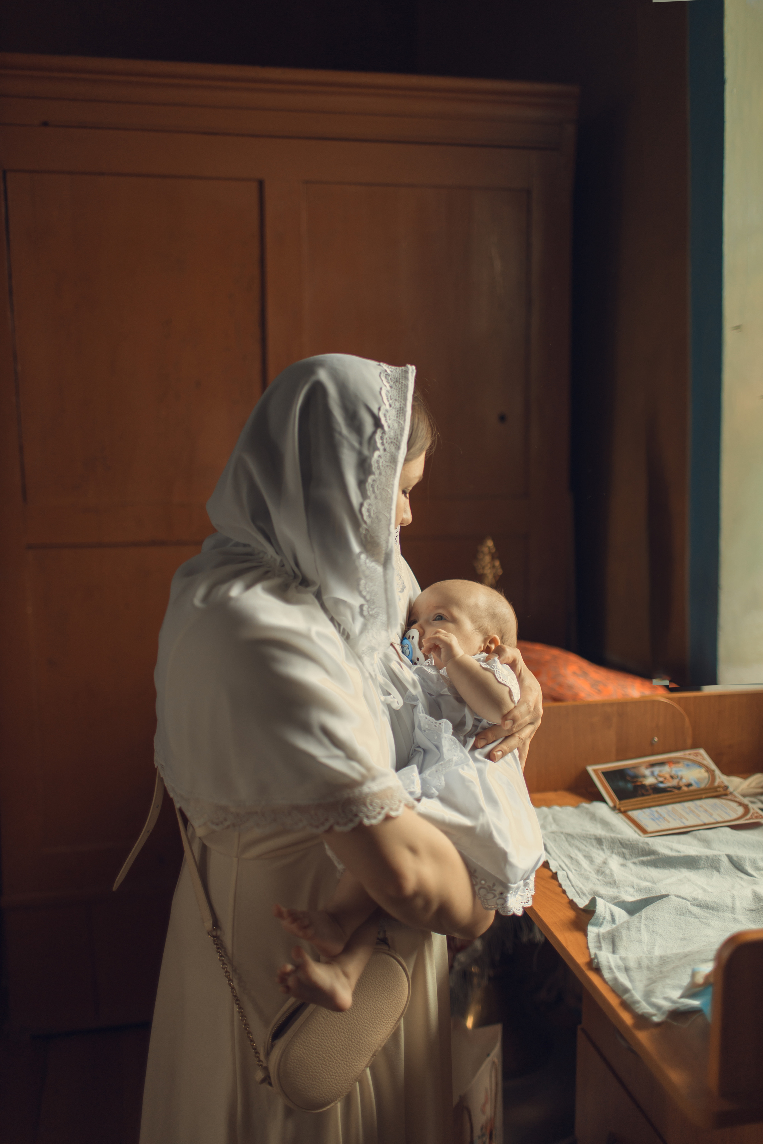 Крещение Машеньки, храм Преображения Господня, село Поводнево. Главная