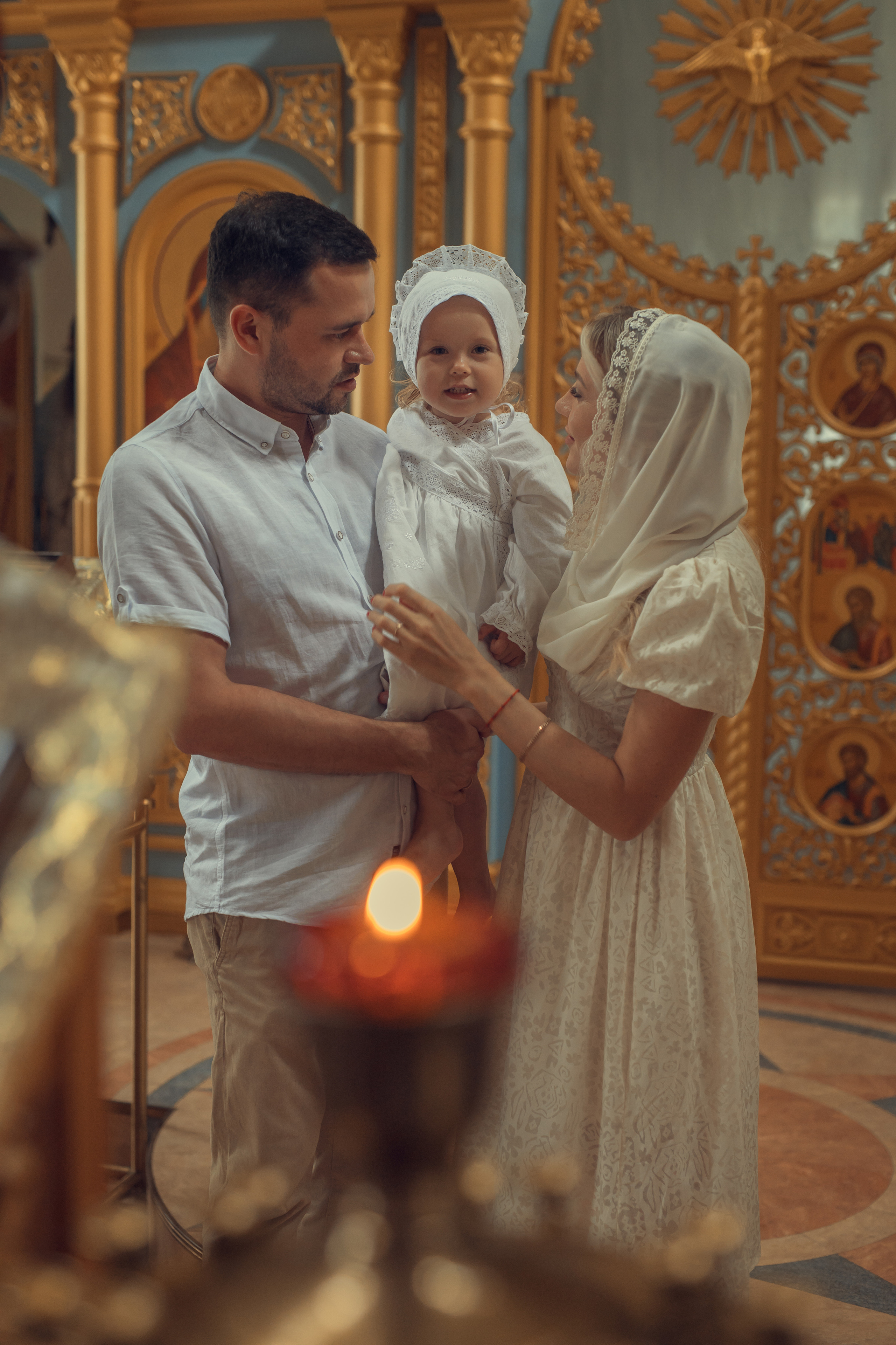 Крещение Аделины, церковь Рождества Пресвятой Богородицы в Григорьевском. Главная