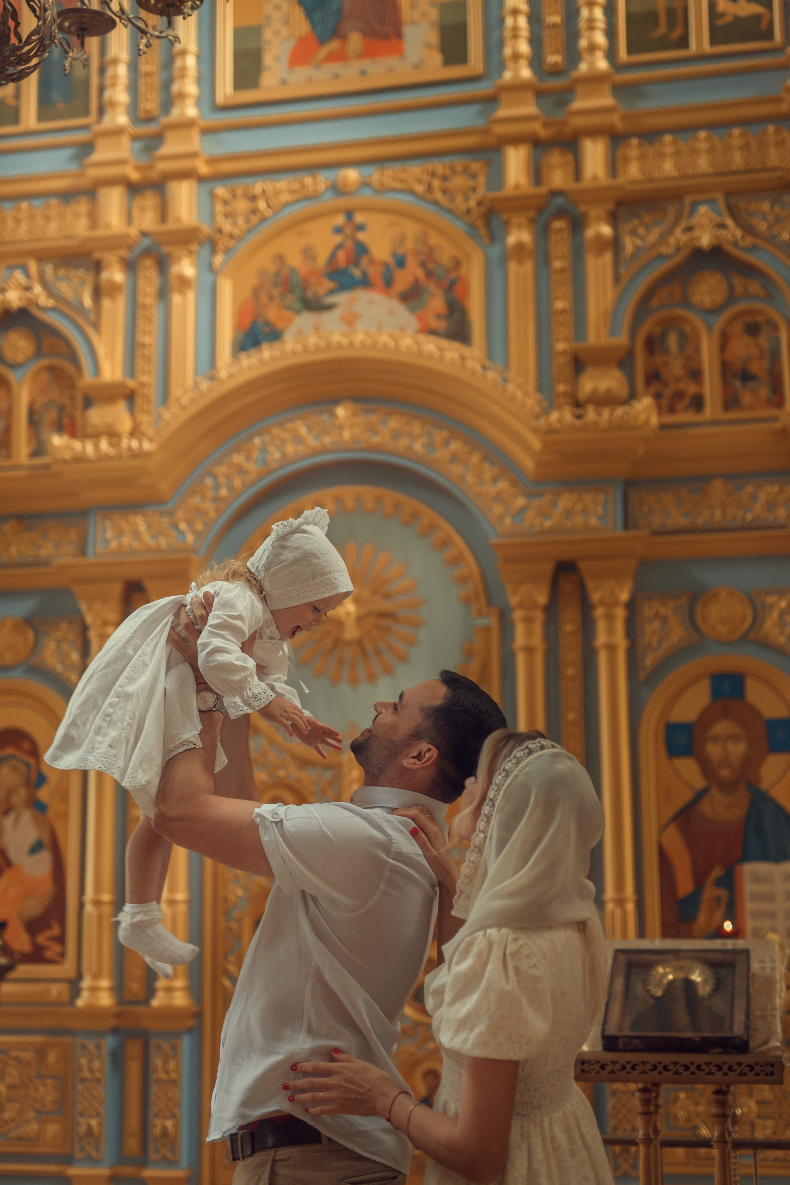 Крещение Аделины, церковь Рождества Пресвятой Богородицы в Григорьевском. Главная