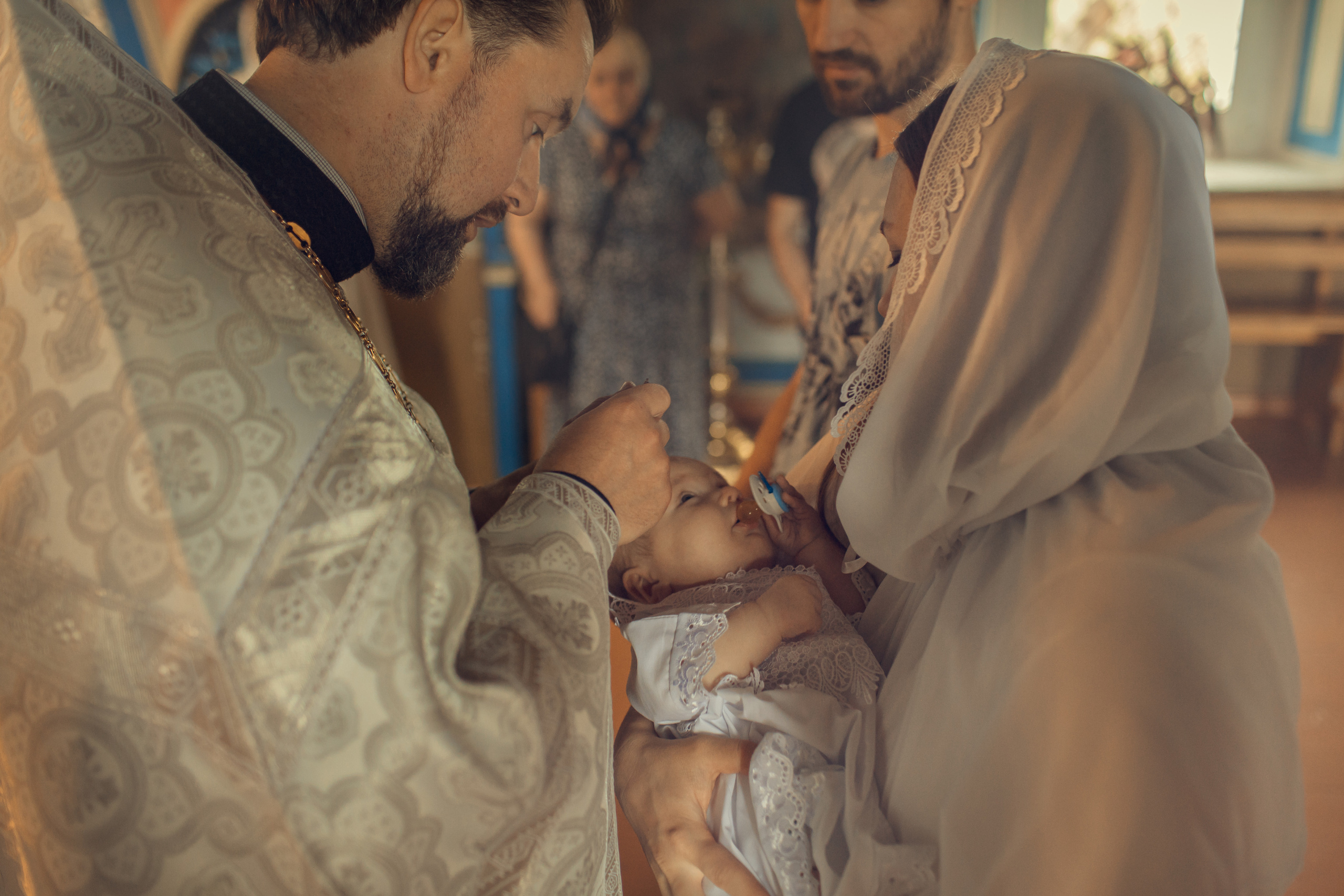 Крещение Машеньки, храм Преображения Господня, село Поводнево. Главная