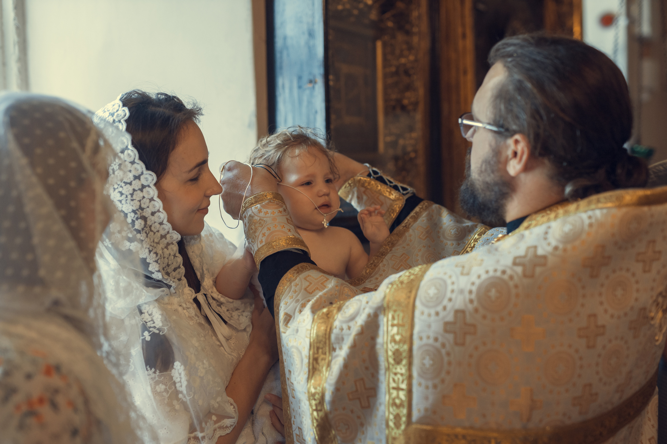 Крещение Виктории, церковь Воскресения Христова, село Вятское. Главная