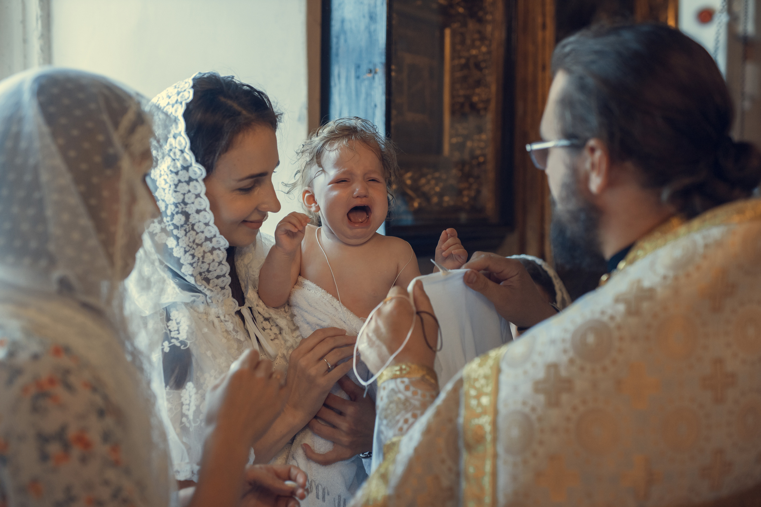Крещение Виктории, церковь Воскресения Христова, село Вятское. Главная