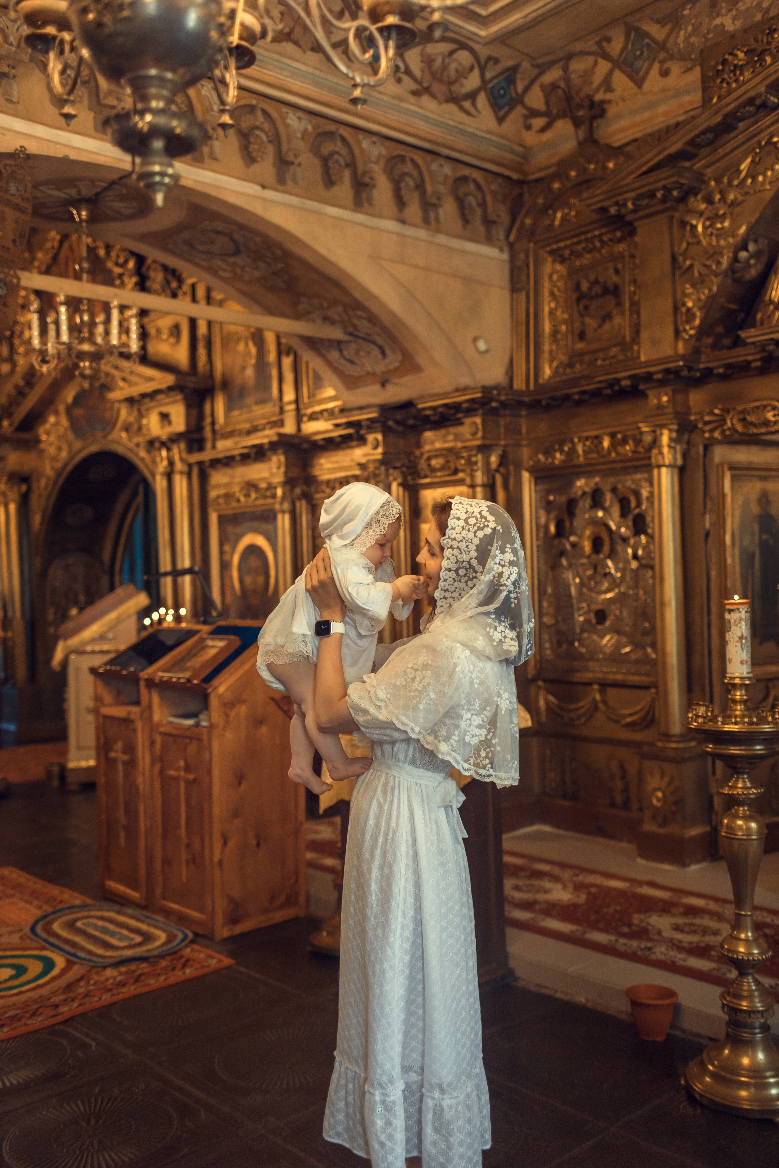 Крещение Виктории, церковь Воскресения Христова, село Вятское. Главная