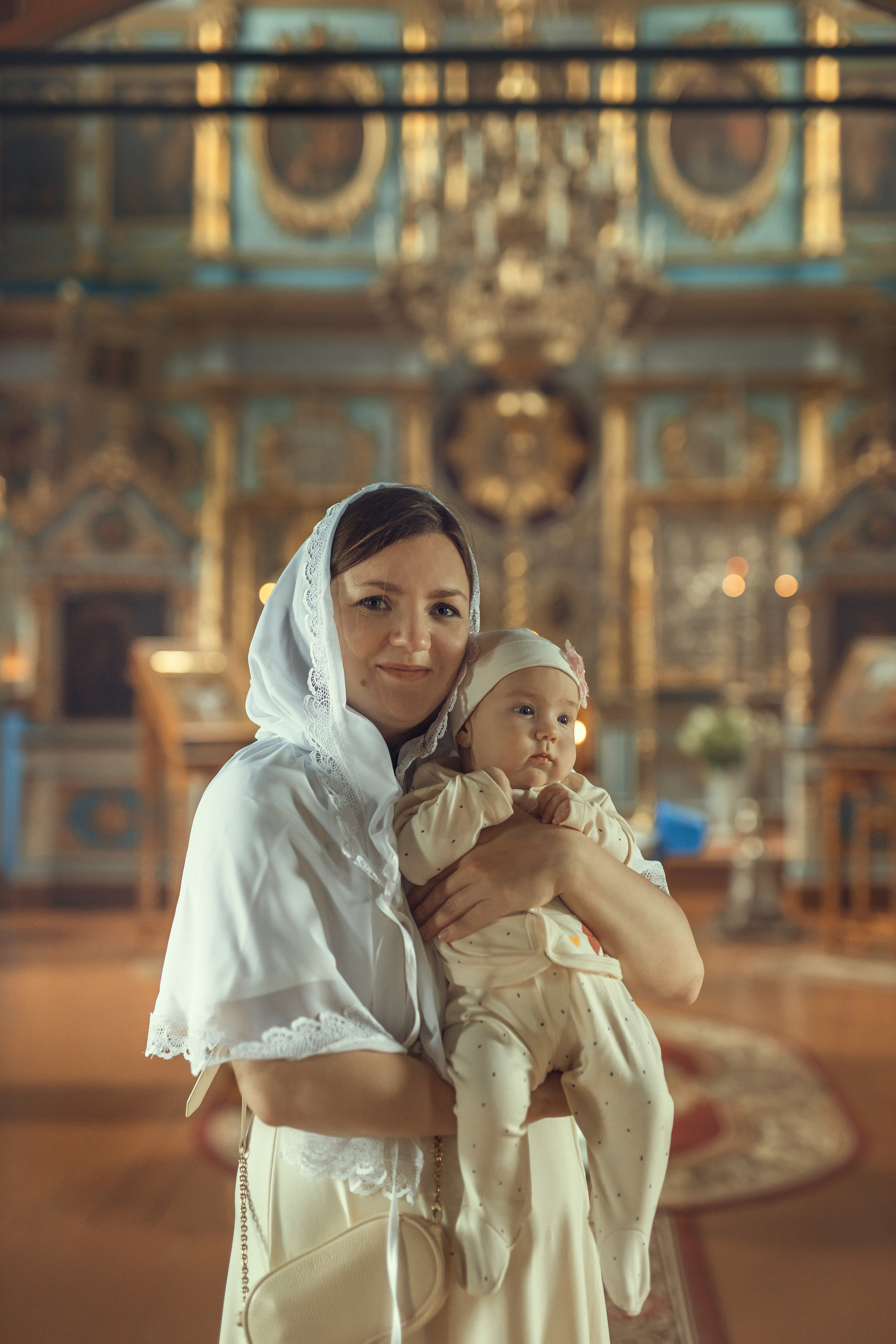 Крещение Машеньки, храм Преображения Господня, село Поводнево. Главная