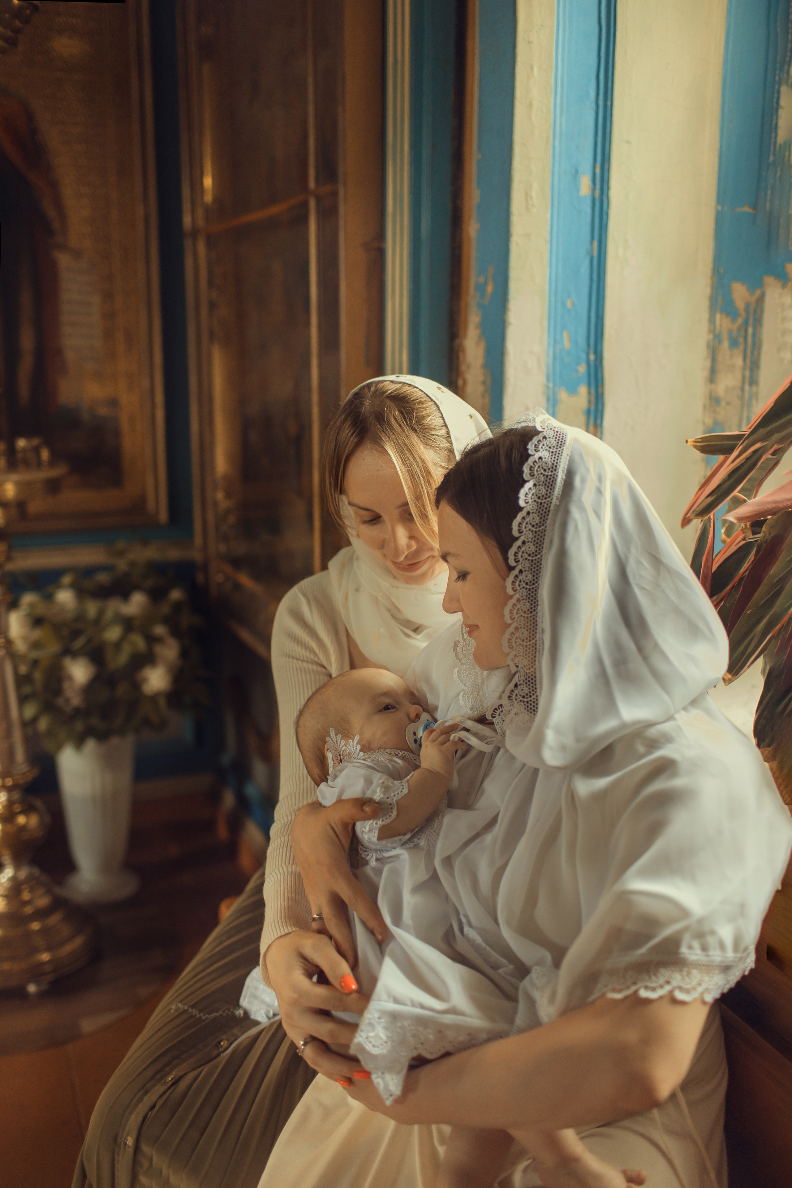 Крещение Машеньки, храм Преображения Господня, село Поводнево. Главная