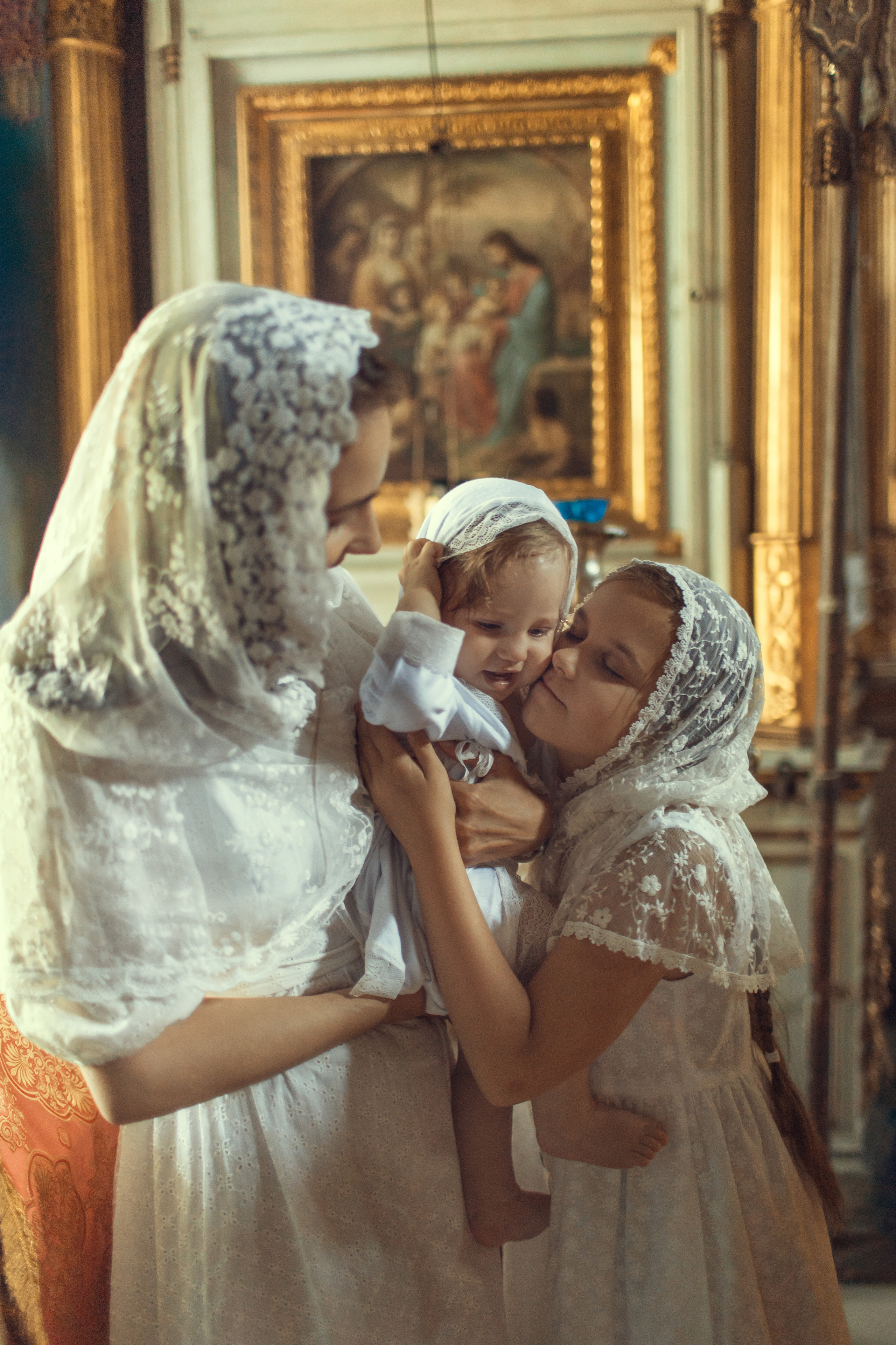 Крещение Виктории, церковь Воскресения Христова, село Вятское. Главная