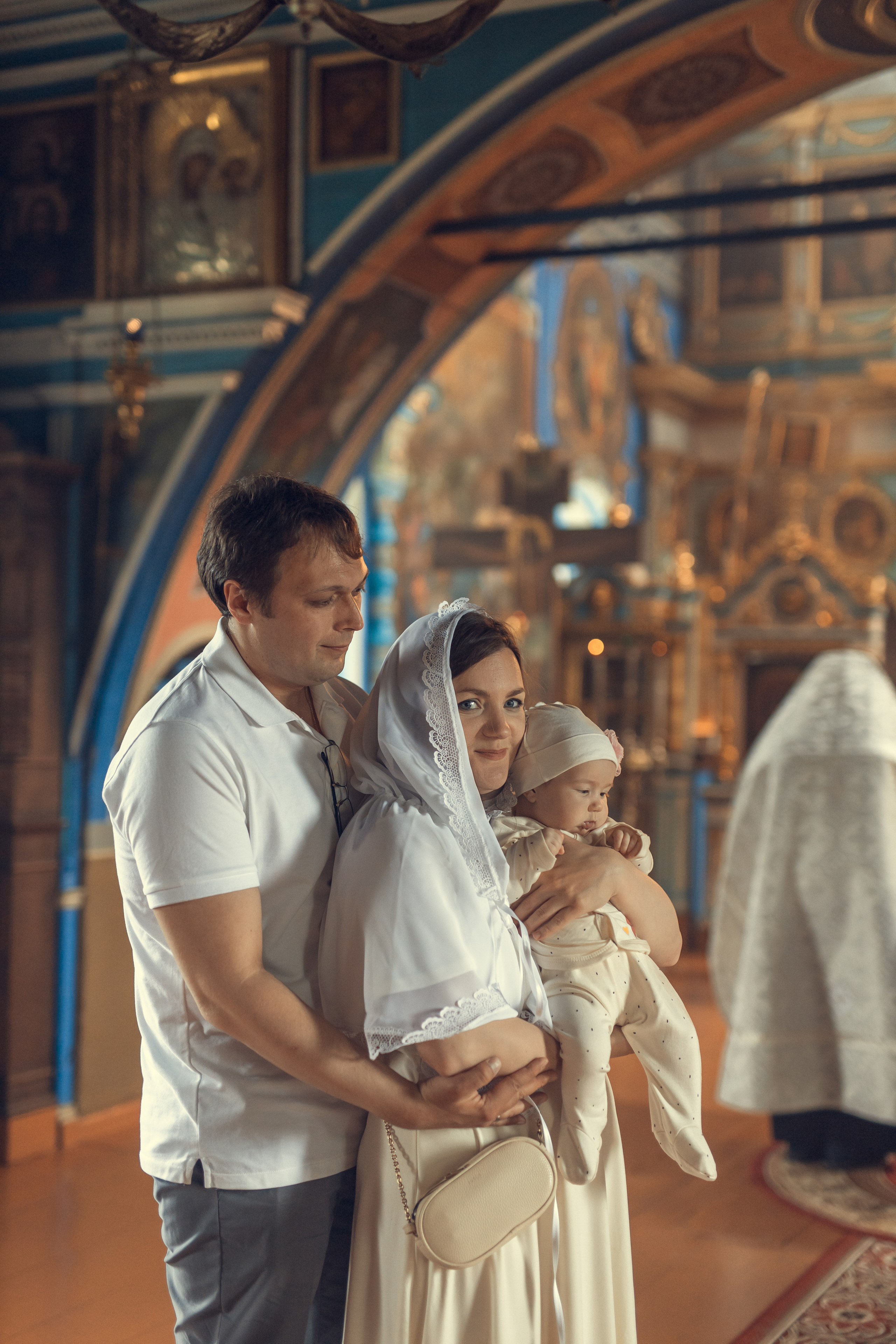 Крещение Машеньки, храм Преображения Господня, село Поводнево. Главная