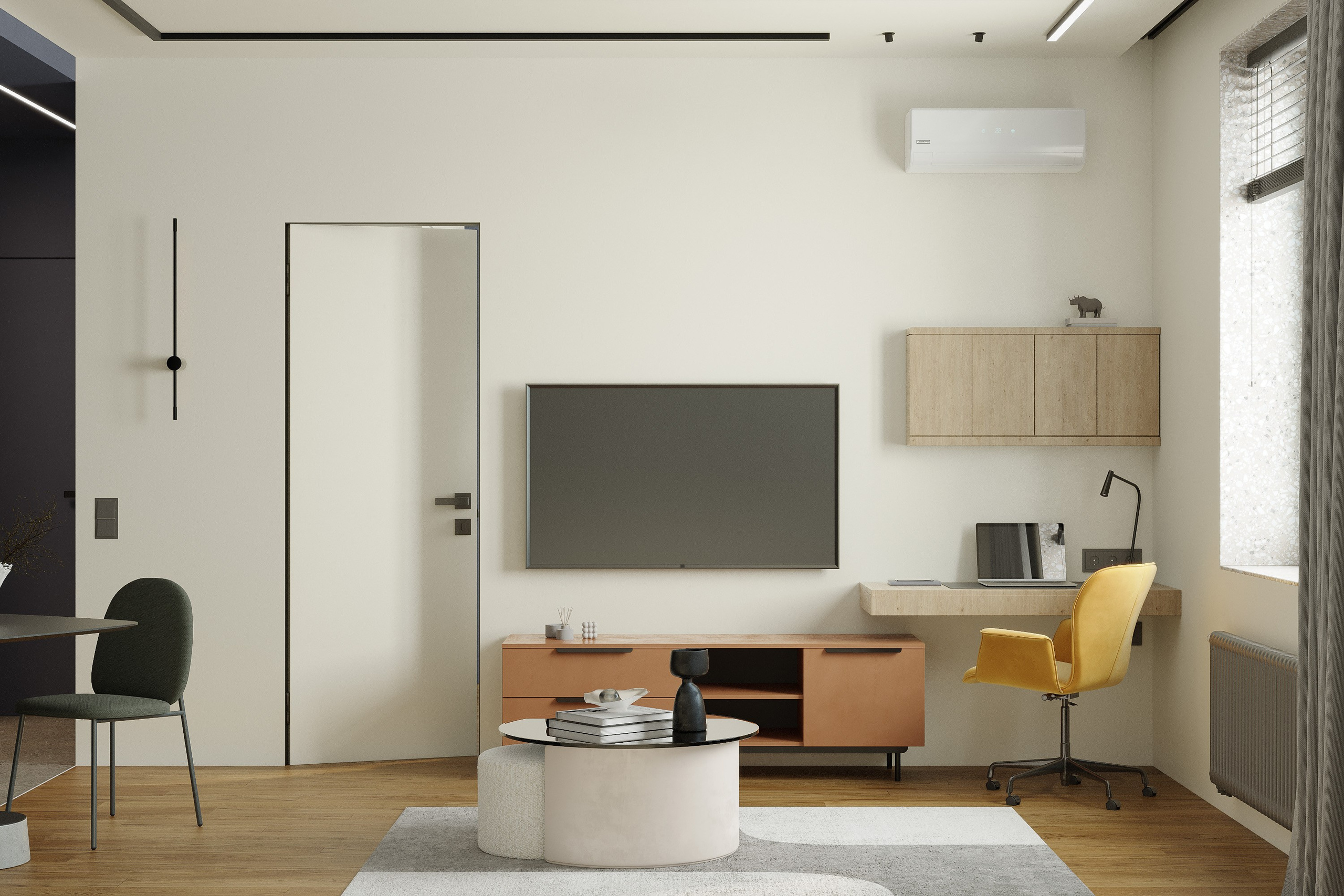 Квартира для LSD Bureau. 3D визуализация интерьера и архитектурной среды