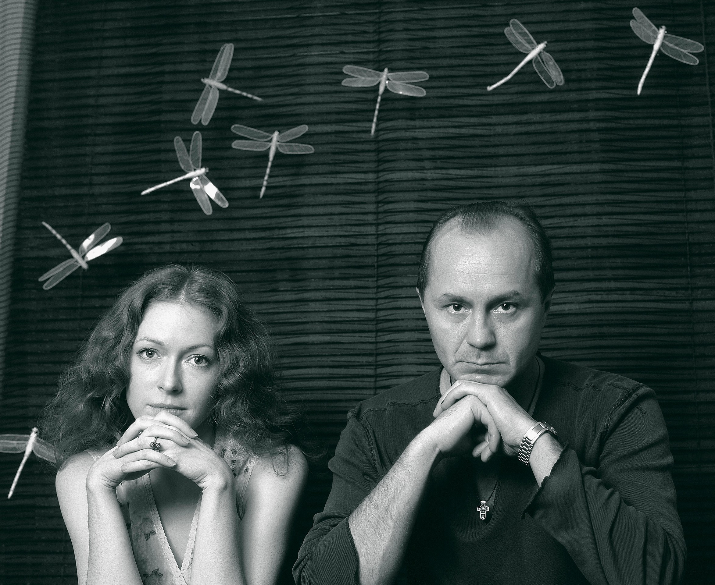 Парный портрет, семейный портрет. Актеры Наталья Рогожкина и Андрей Панин. Двое.