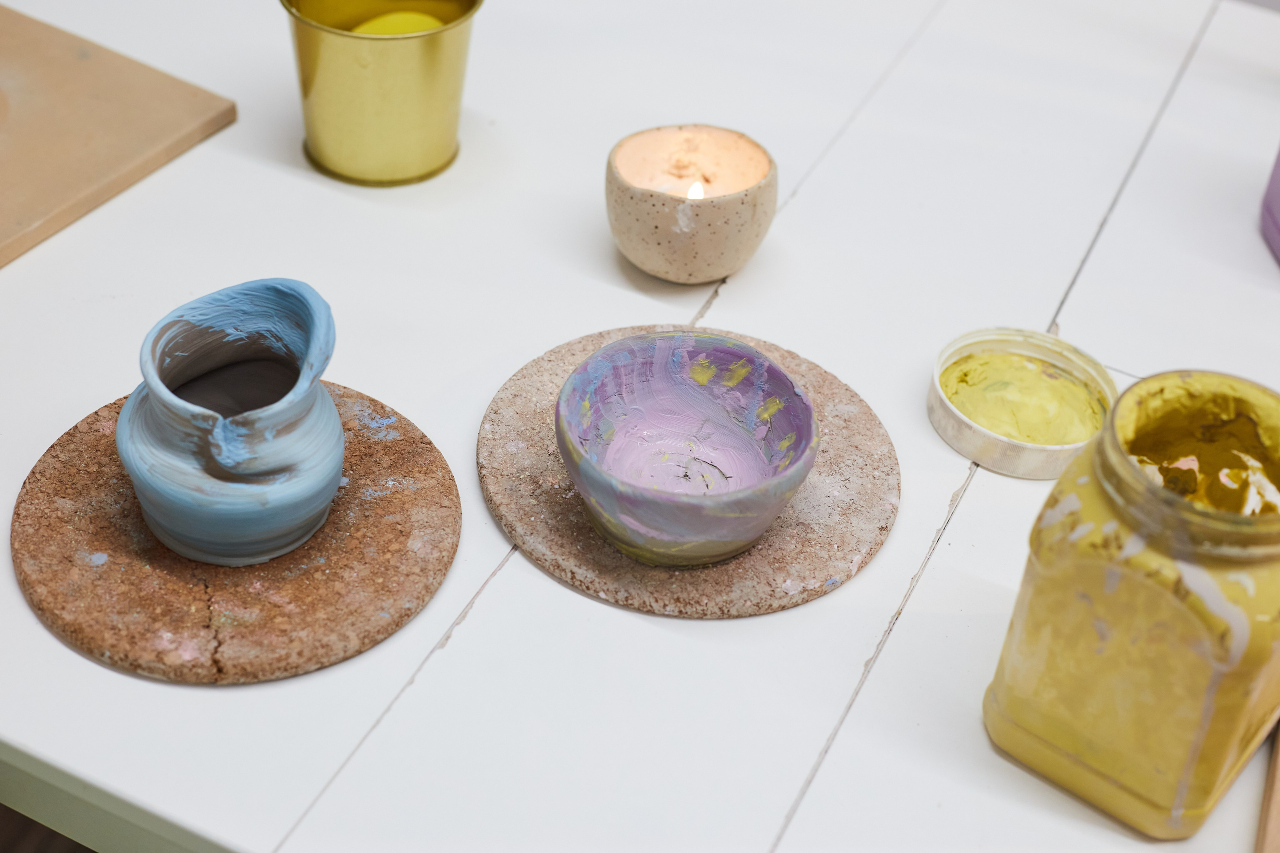 Семья в гончарной мастерской. Budanovaphoto.ru