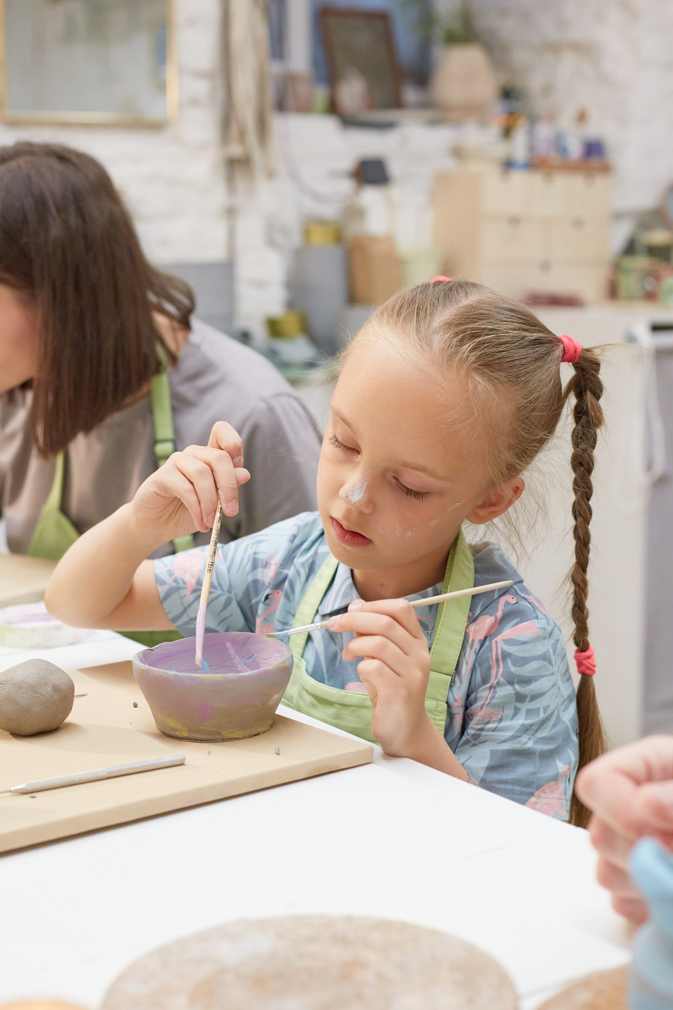 Семья в гончарной мастерской. Budanovaphoto.ru