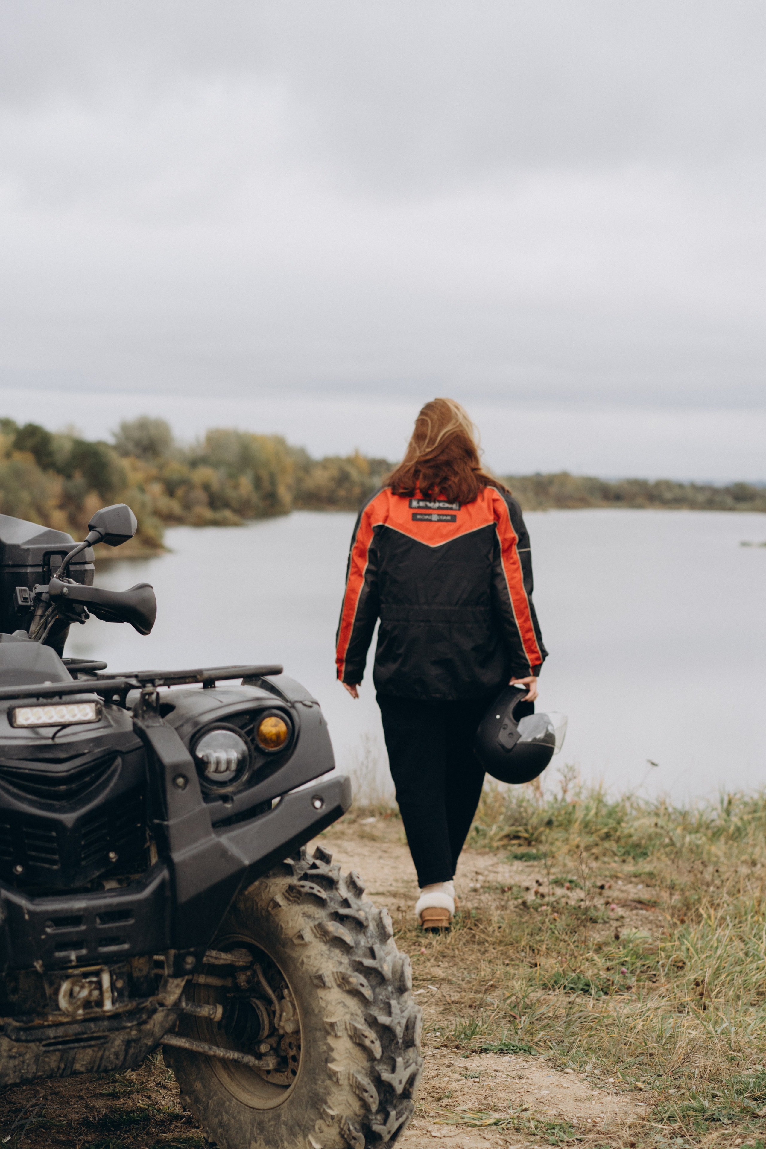 На квадриках по Ланьшинским карьерам. Лиза Фирстова — самый добрый фотограф