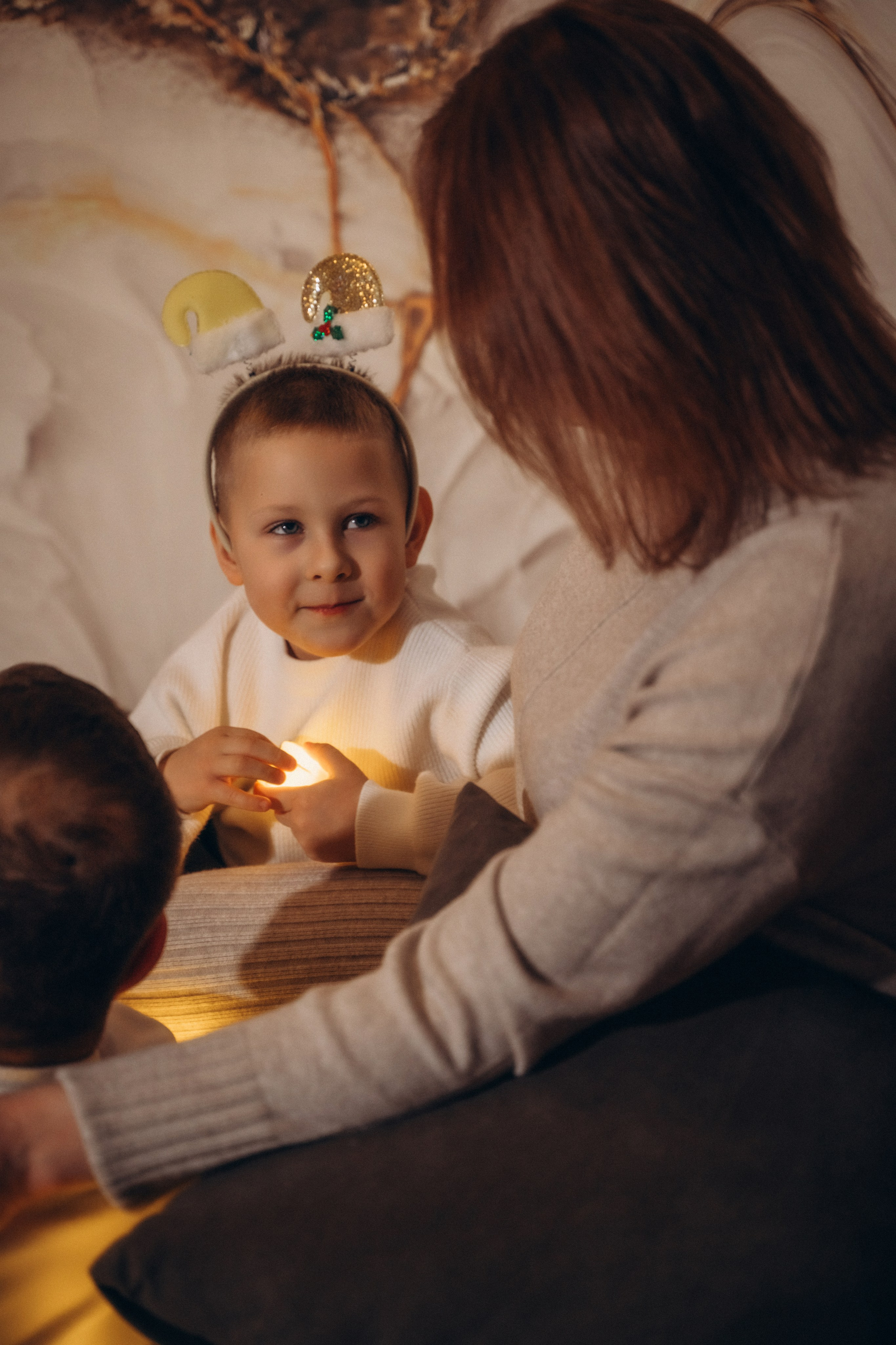 Семья Киприяновы, Новый год дома. Семейный фотограф в Белгороде Амелина Алина