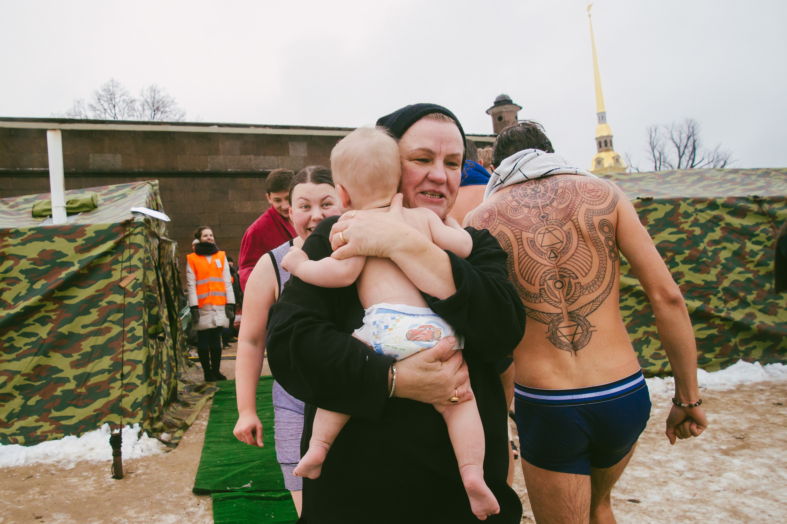 Крещенские купания. Репортажный фотограф в Санкт-Петербурге Алексеева Дарья