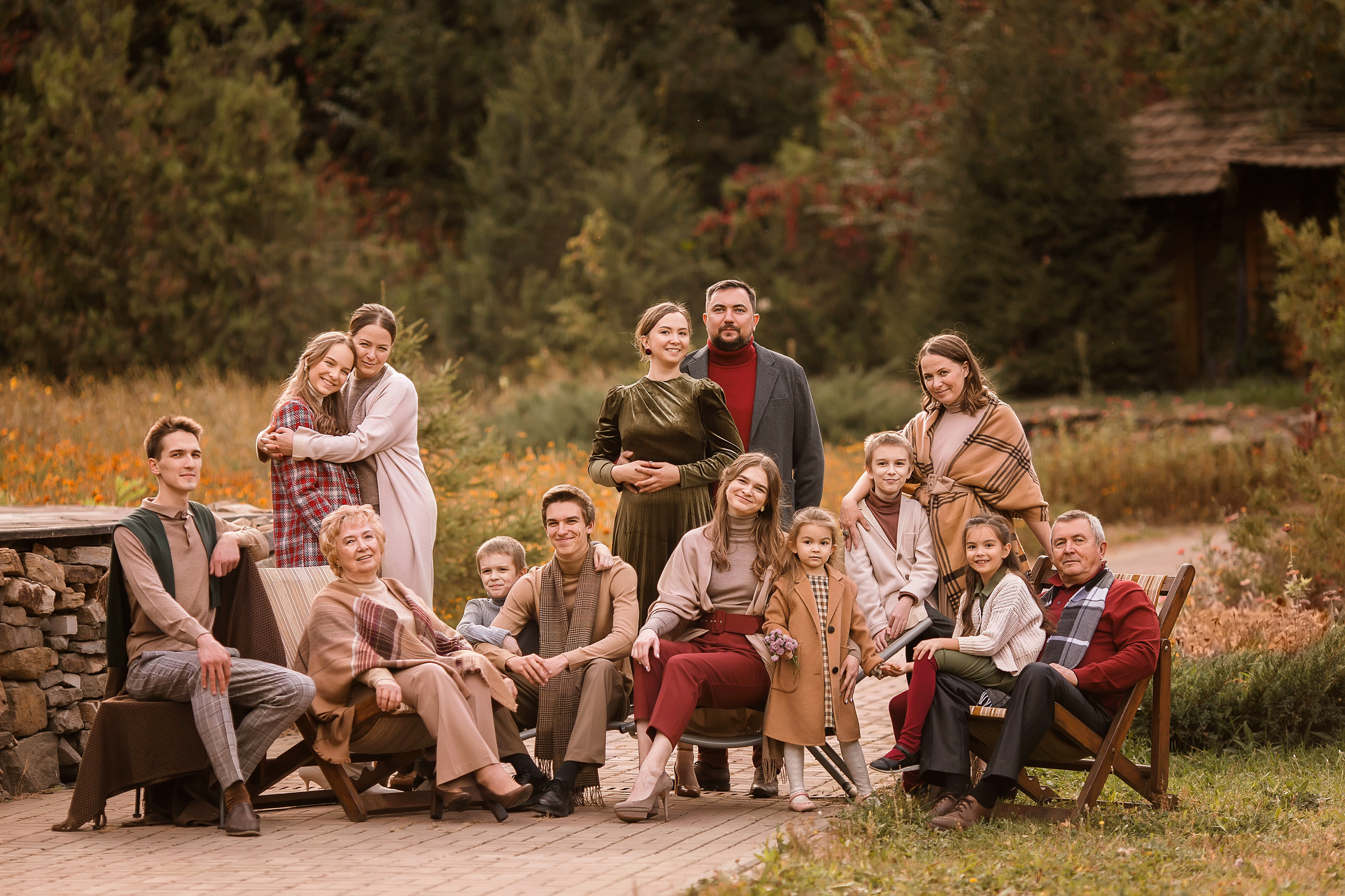 Моя Большая Семья. Родословный портрет. Детский и семейный фотограф Наталья Шигидина