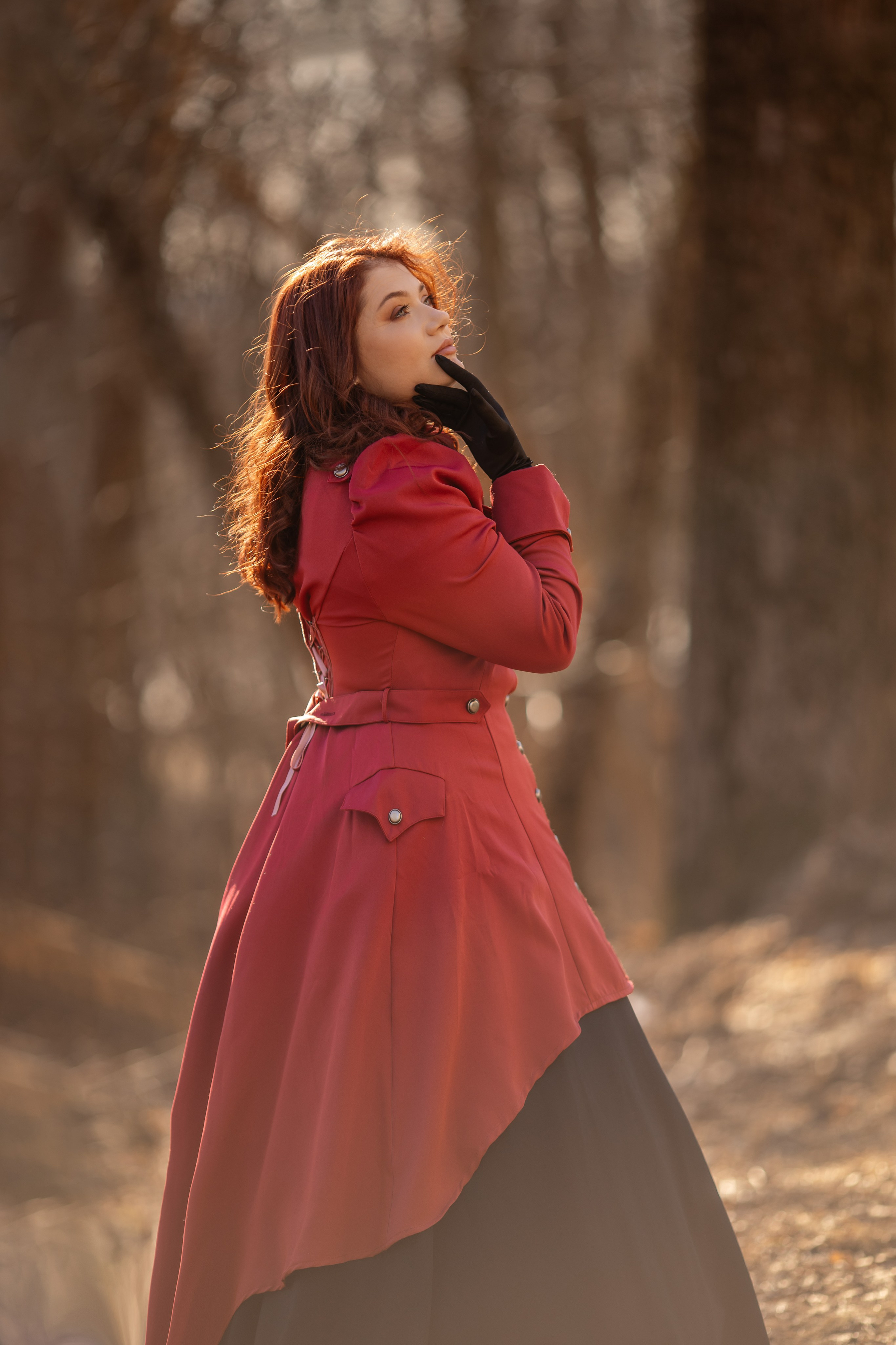 Женский портрет уличный. Семейный фотограф Москва и область Дербунова Елена