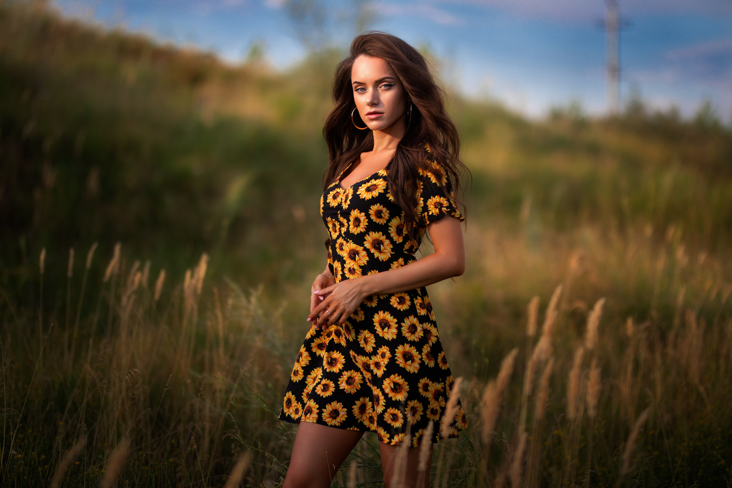 Летняя съемка с Екатериной на природе в парке Белый Колодец в формате для «себя»