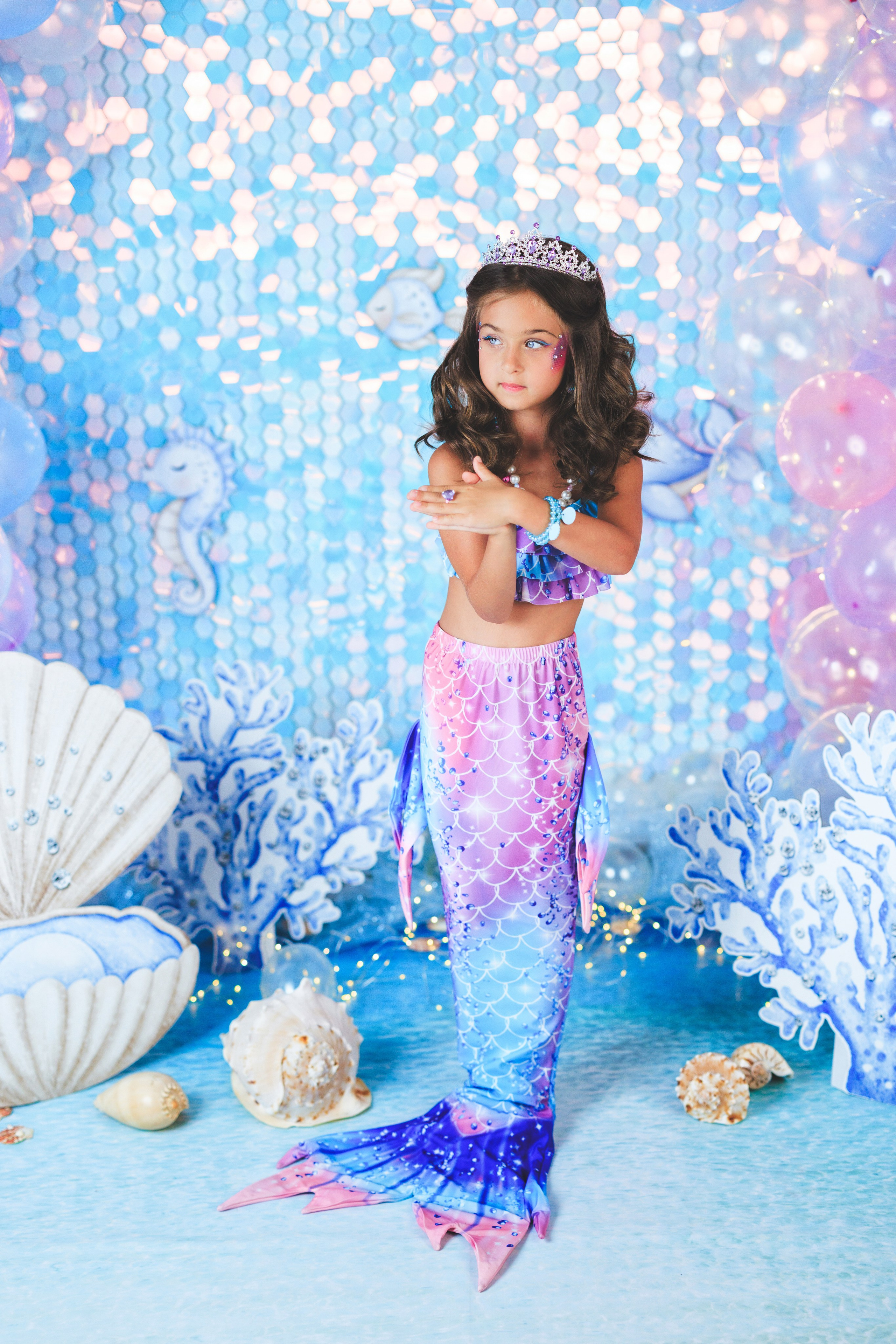 Детская фотосессия в образе «РУСАЛОЧКА», город Краснодар. Семейный и детский фотограф в Краснодаре Анна Трашкова