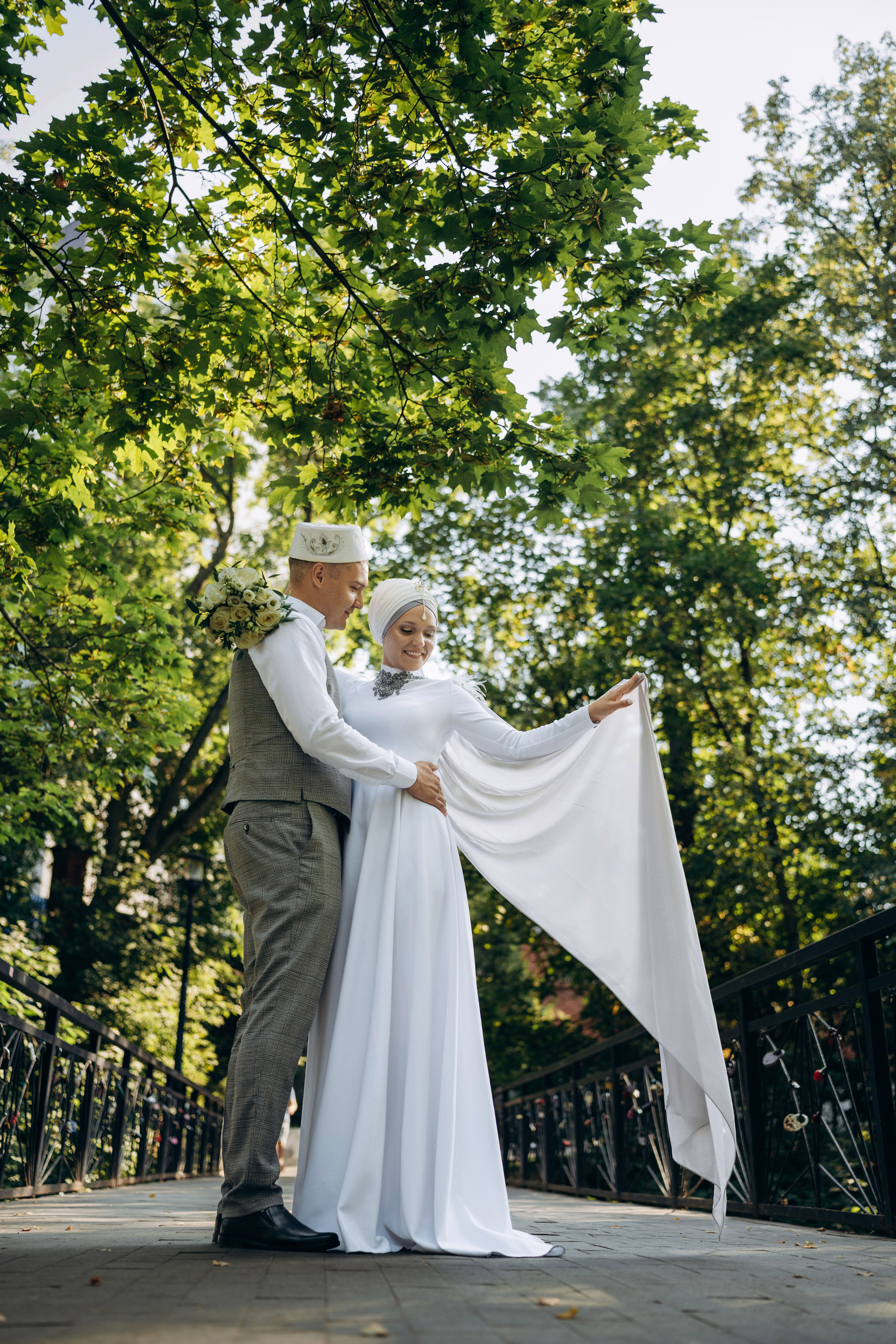 фотосессия в парке Горького, свадебный фотограф Казань