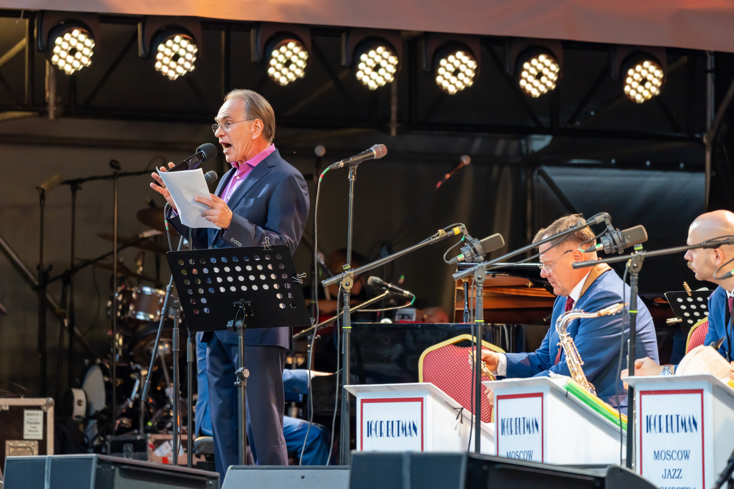 Алексей Гуськов на сцене Jazzовых сезонов в Горках Ленинских