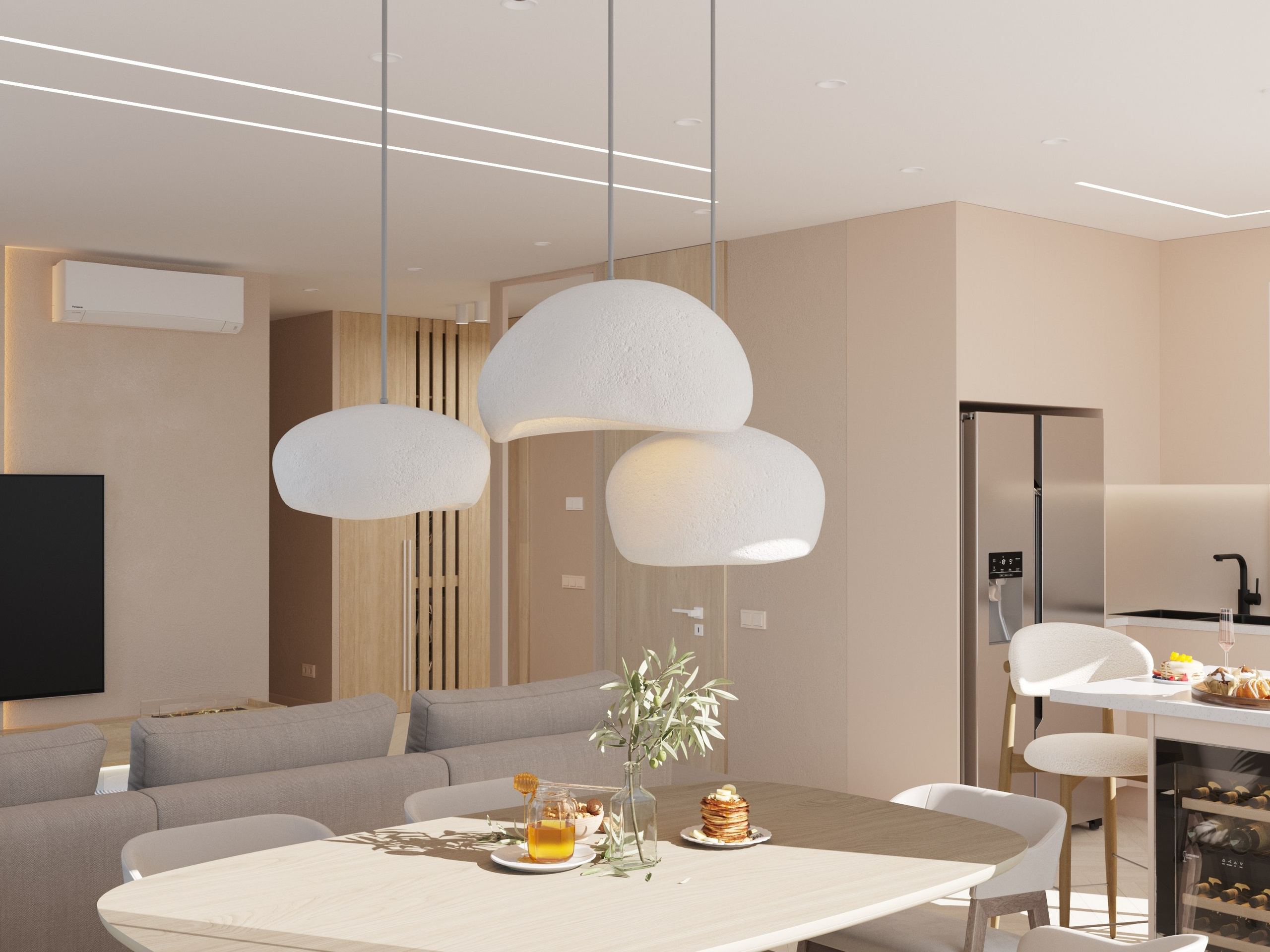 «Баланс» 106кв.м, фото. Дизайнер интерьеров Olala interior design