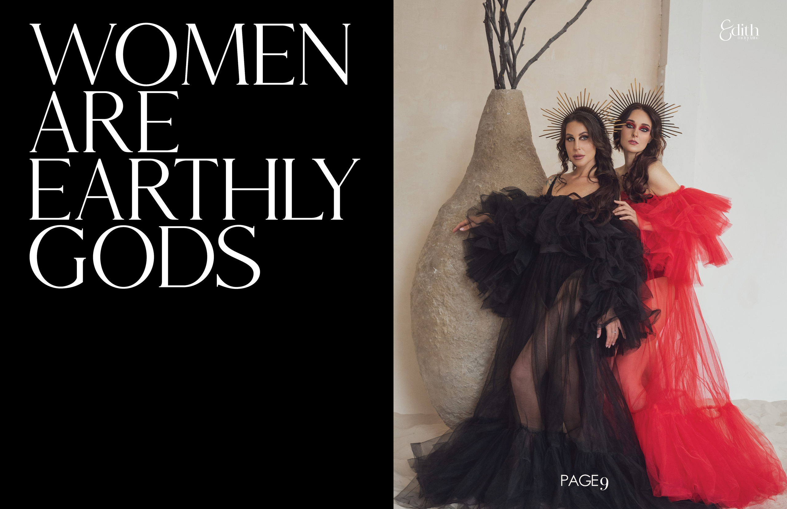 «Women are Earthly Gods» в Edith Magazine (окт.2023)