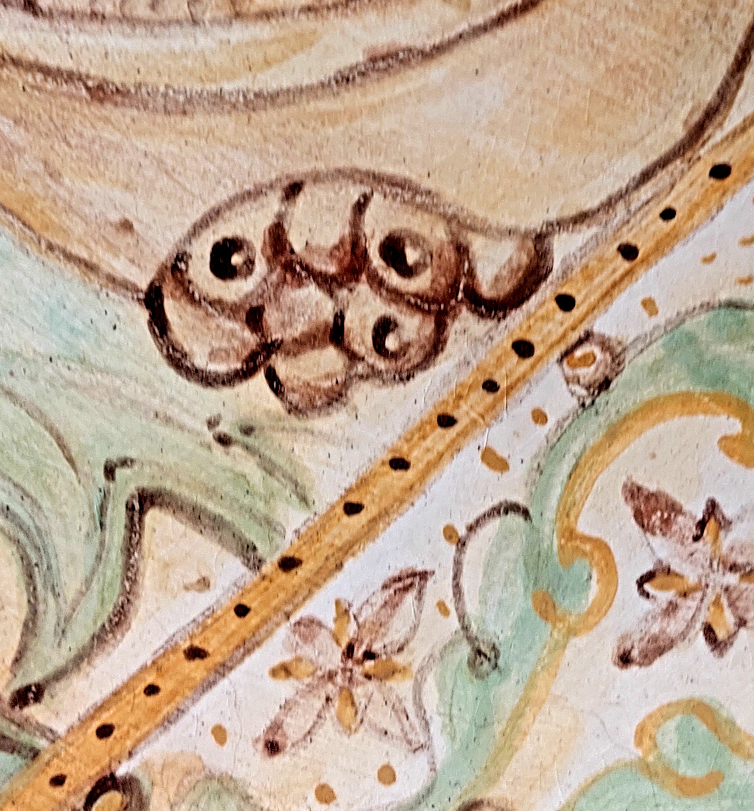 Тарелка с гранатом. Керамика с историей. Елена Рогалёва