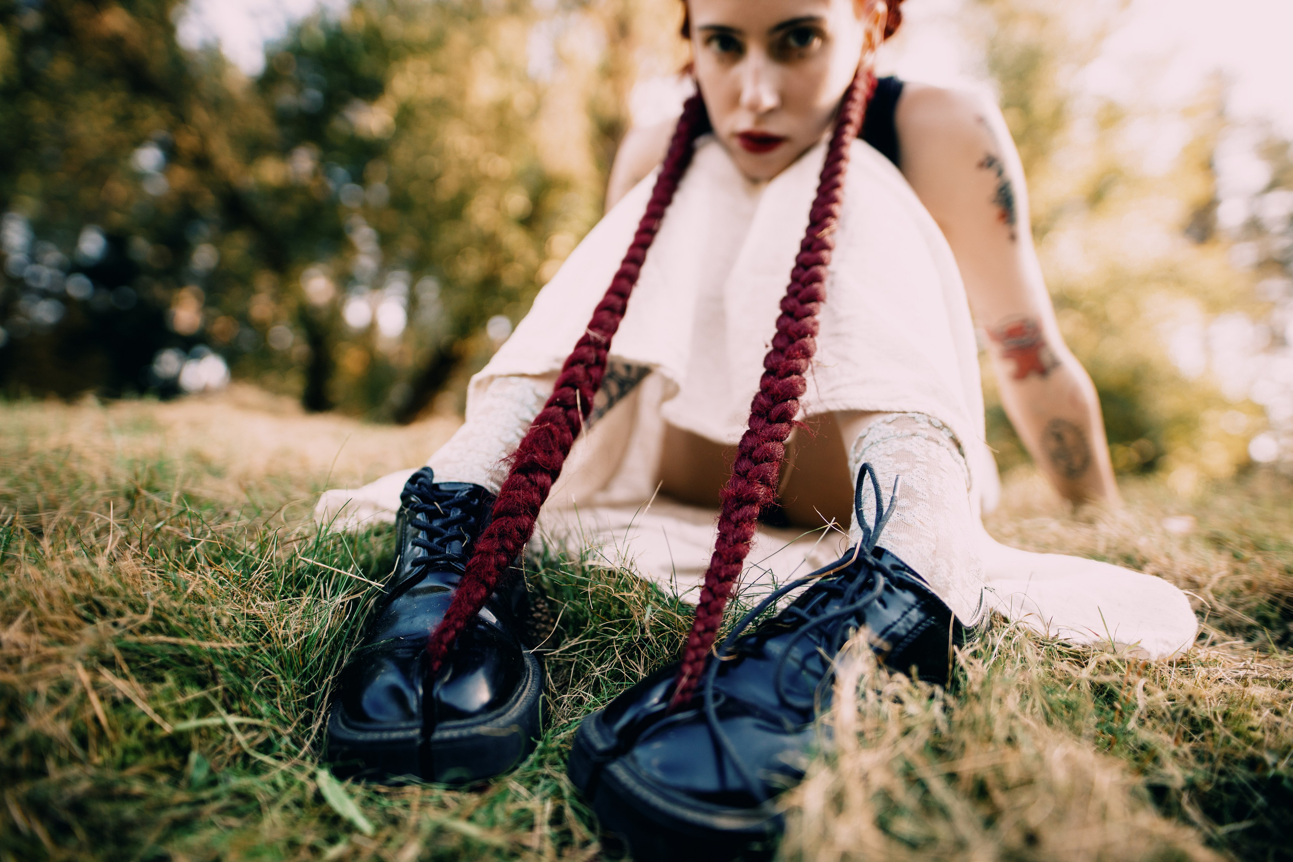 ТРАВЯНЫЯ КОСЫ. Фотограф Юля Королёва