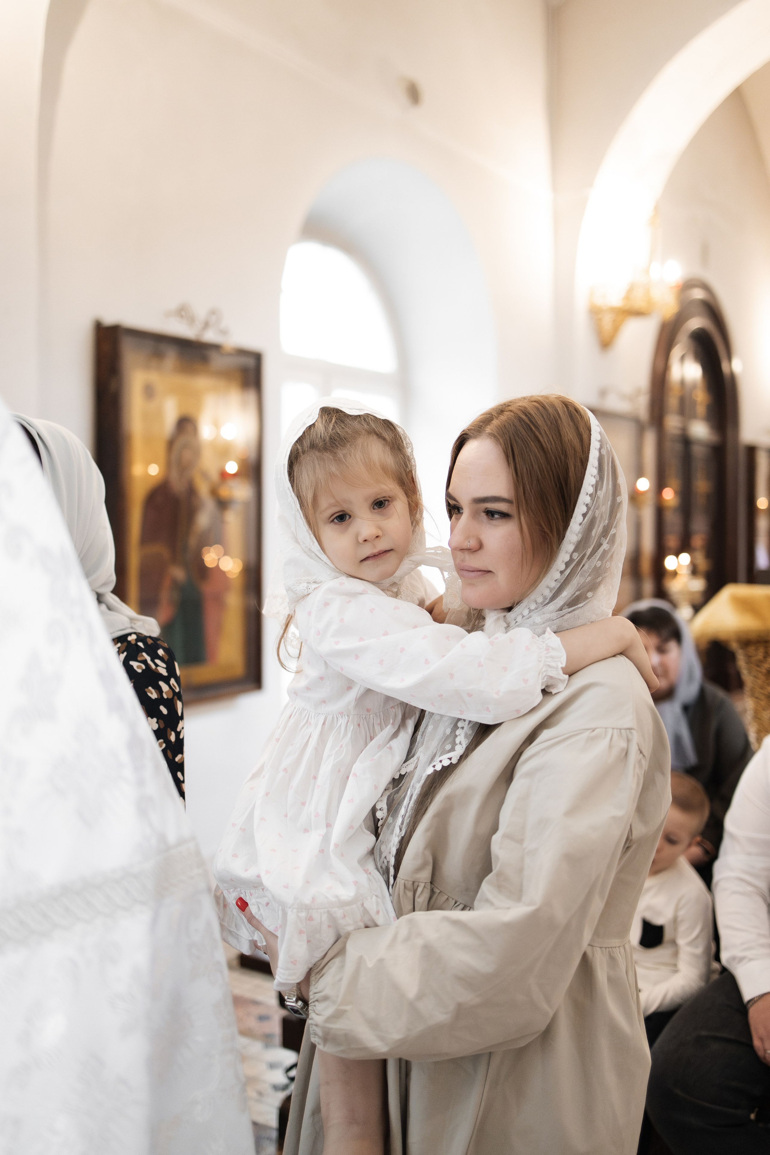 Крещение в Храме Димитрия Солунского на Благуше. Семейный и lovestory фотограф в Москве Светлана Коняхина