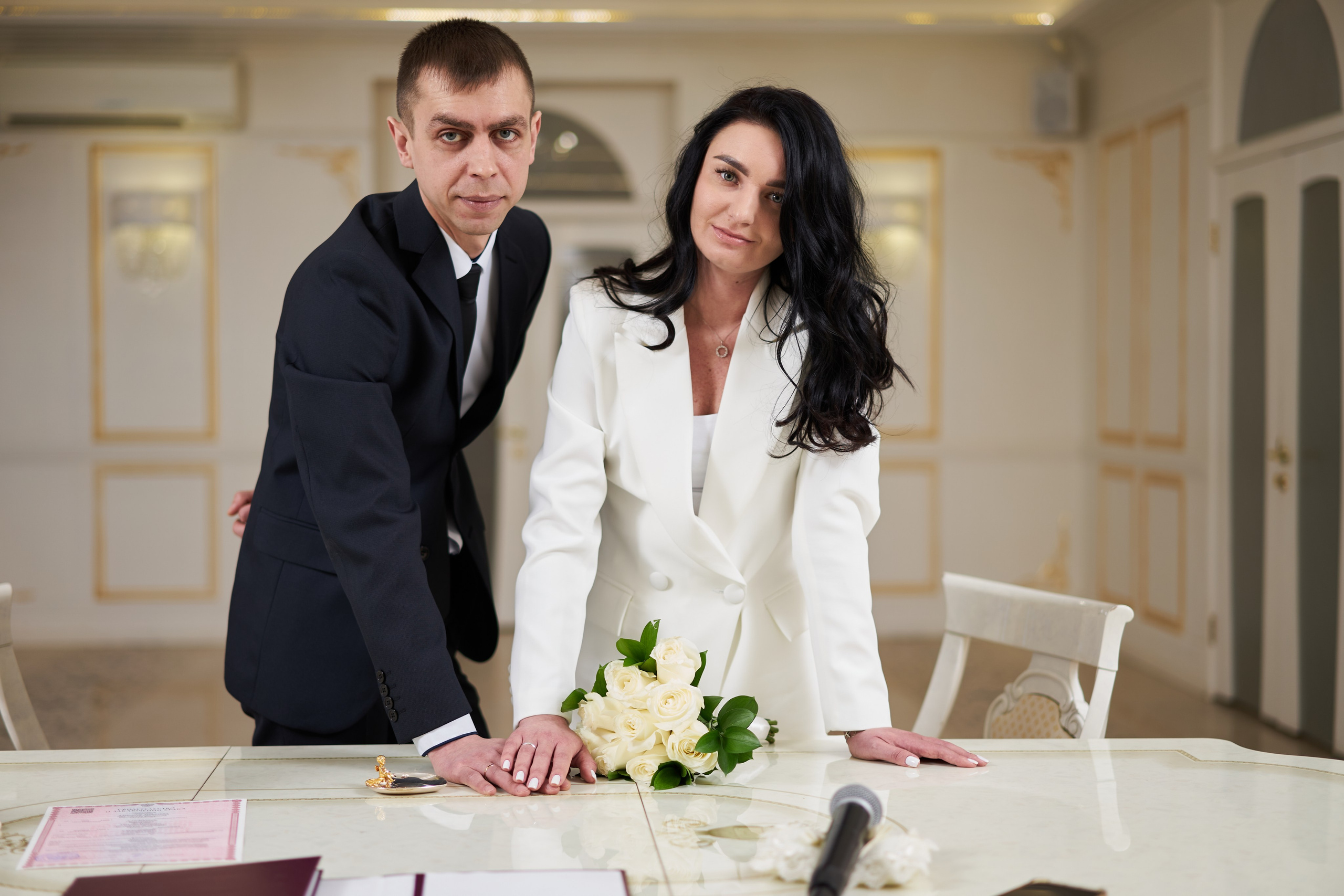 Свадебная фотосессия в студии. Фотограф Екатеринбург Кокшарова Александра