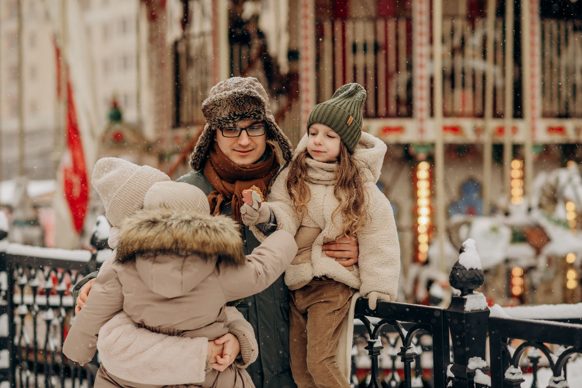 Новогодние фотосессии в центре Москвы. Семейный фотограф в Домодедово и Москве Елена Пичугина