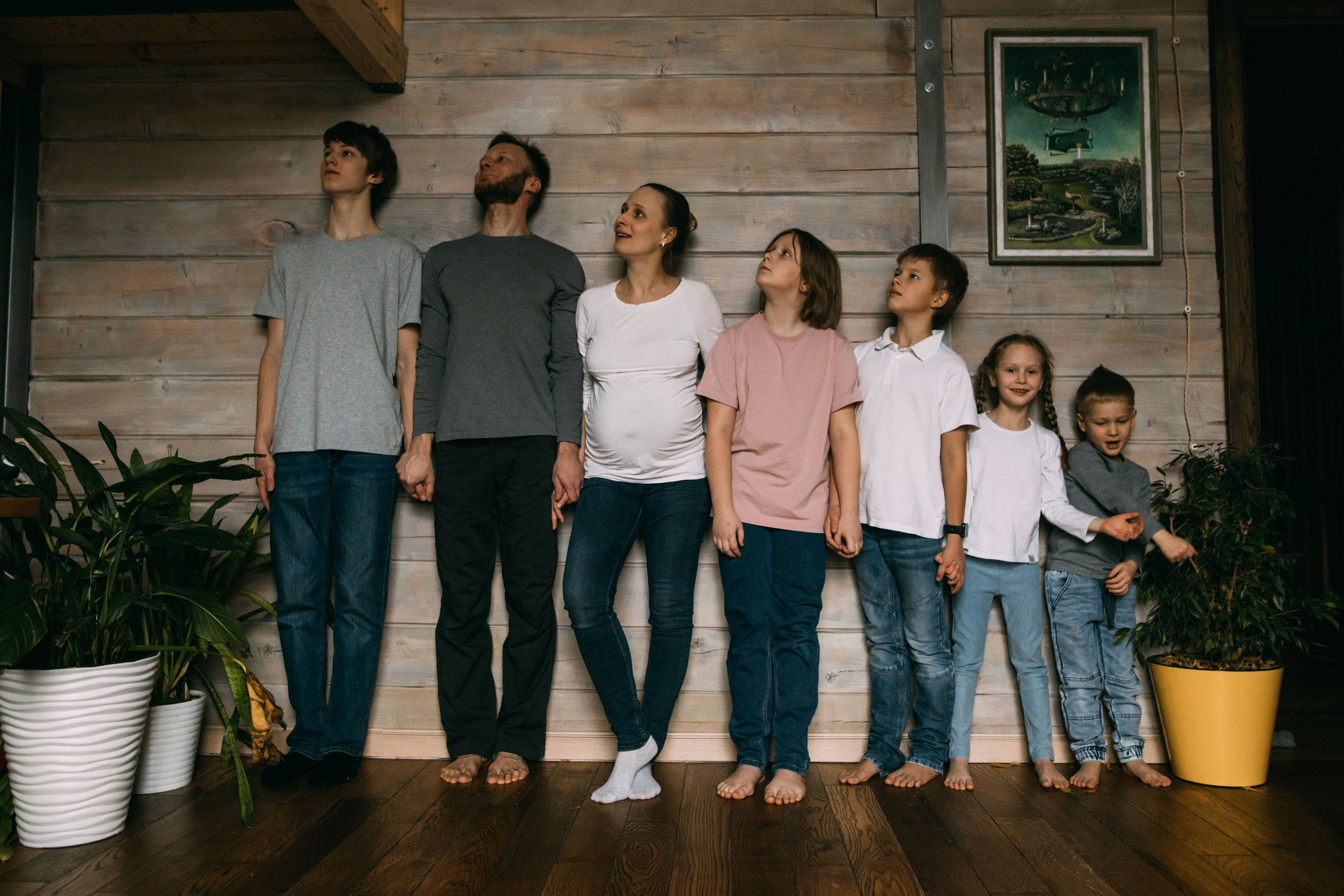 Петя, Саша, Федя, Варя, Стёпа, Маня, Веня, Яся. Фотограф Людмила Оюн