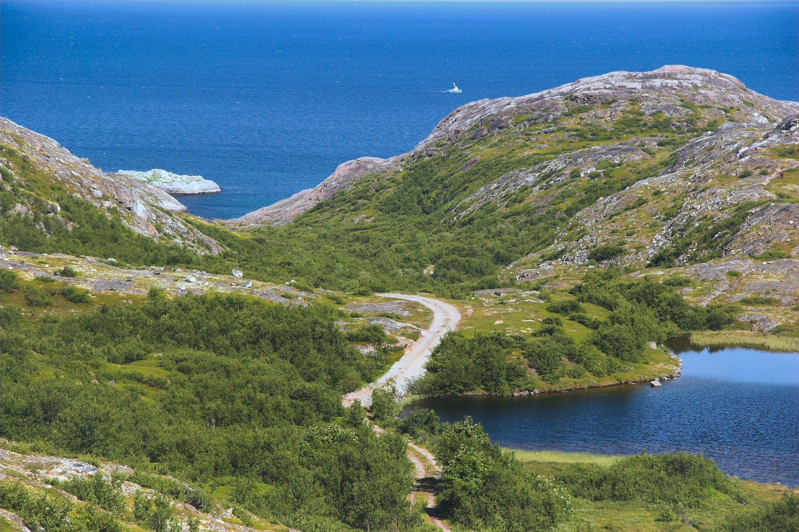 Баренцево море. Пейзажи Крайнего Севера. Баренцево море, Рыбачий, Средний, Немецкий