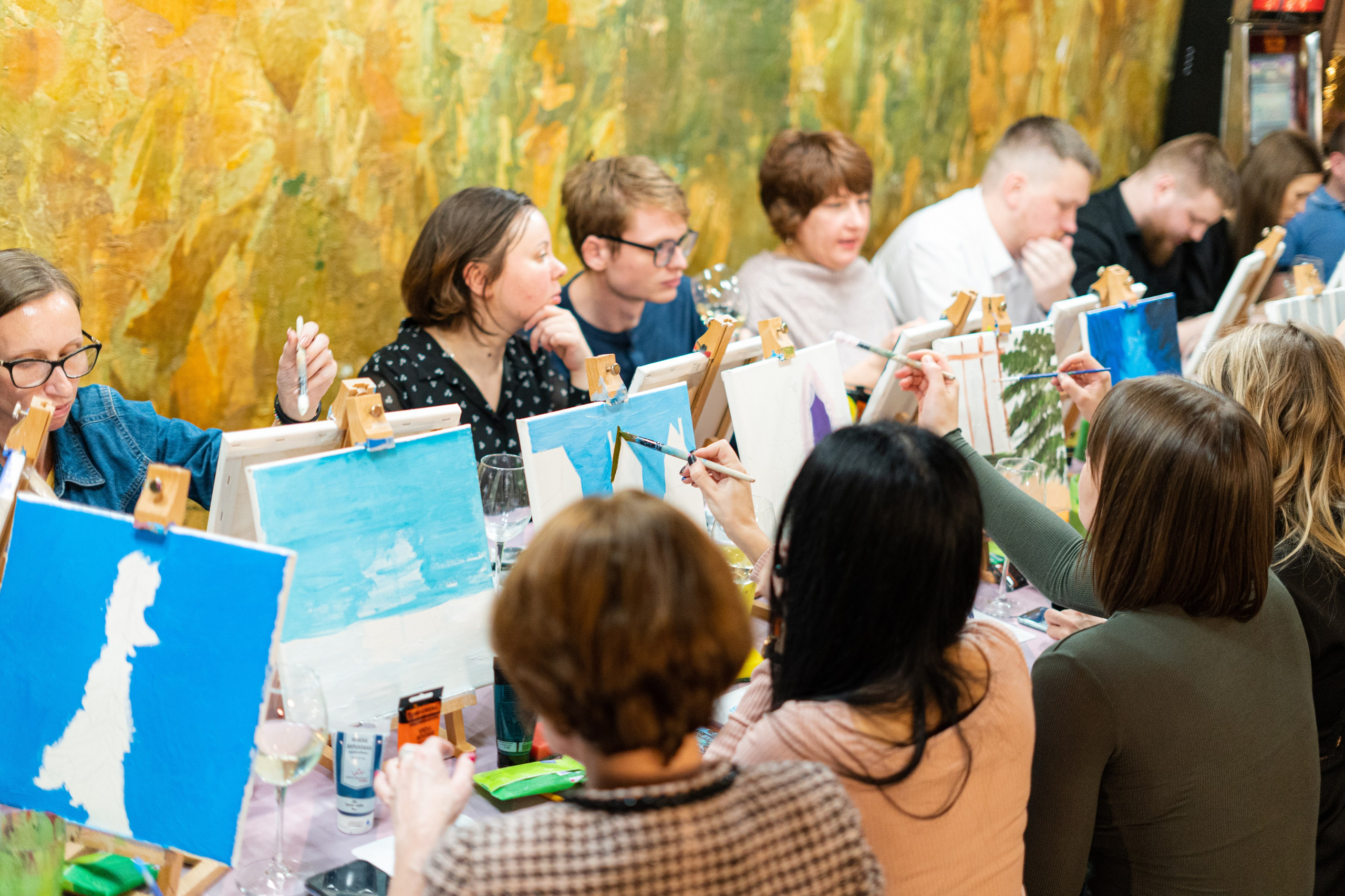 Корпоратив Teach Me Art 2. Портретный фотограф в Москве и Санкт-Петербурге Арина Чех