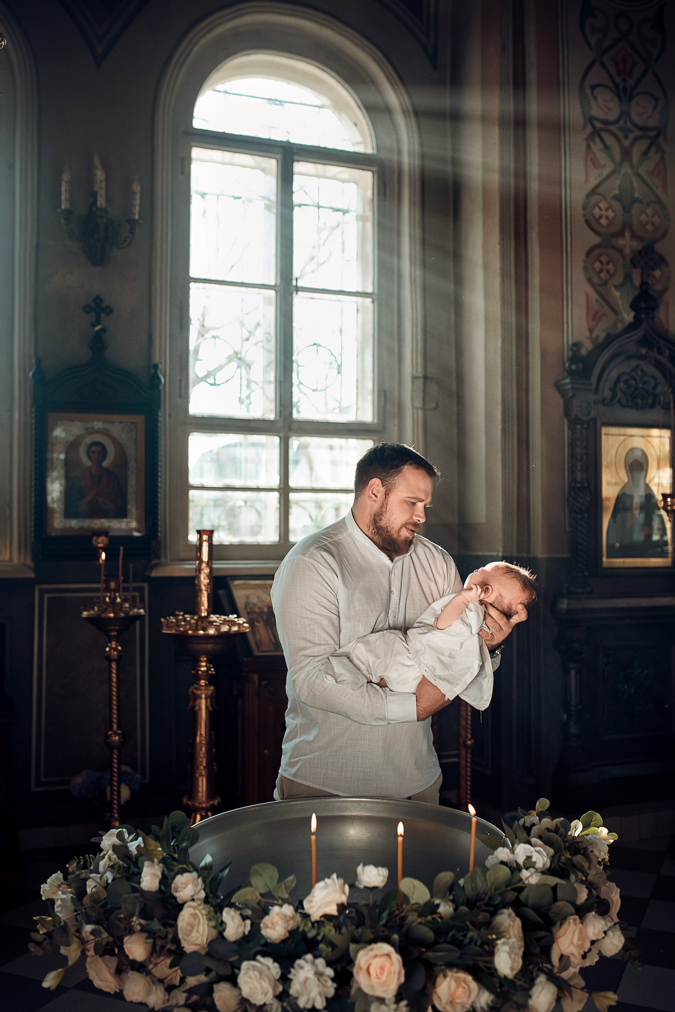 Крещение Святослава.Рахманово. Свадебный, семейный и детский фотограф в Москве и области