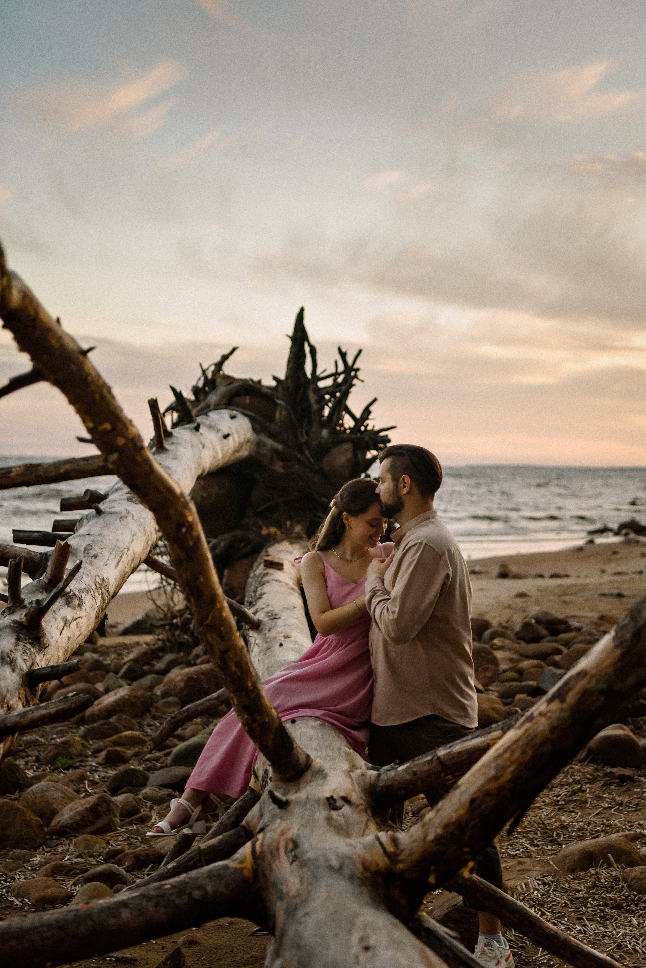 Настя и Вова Финский залив. Свадебный фотограф в Санкт-Петербурге София Шубик