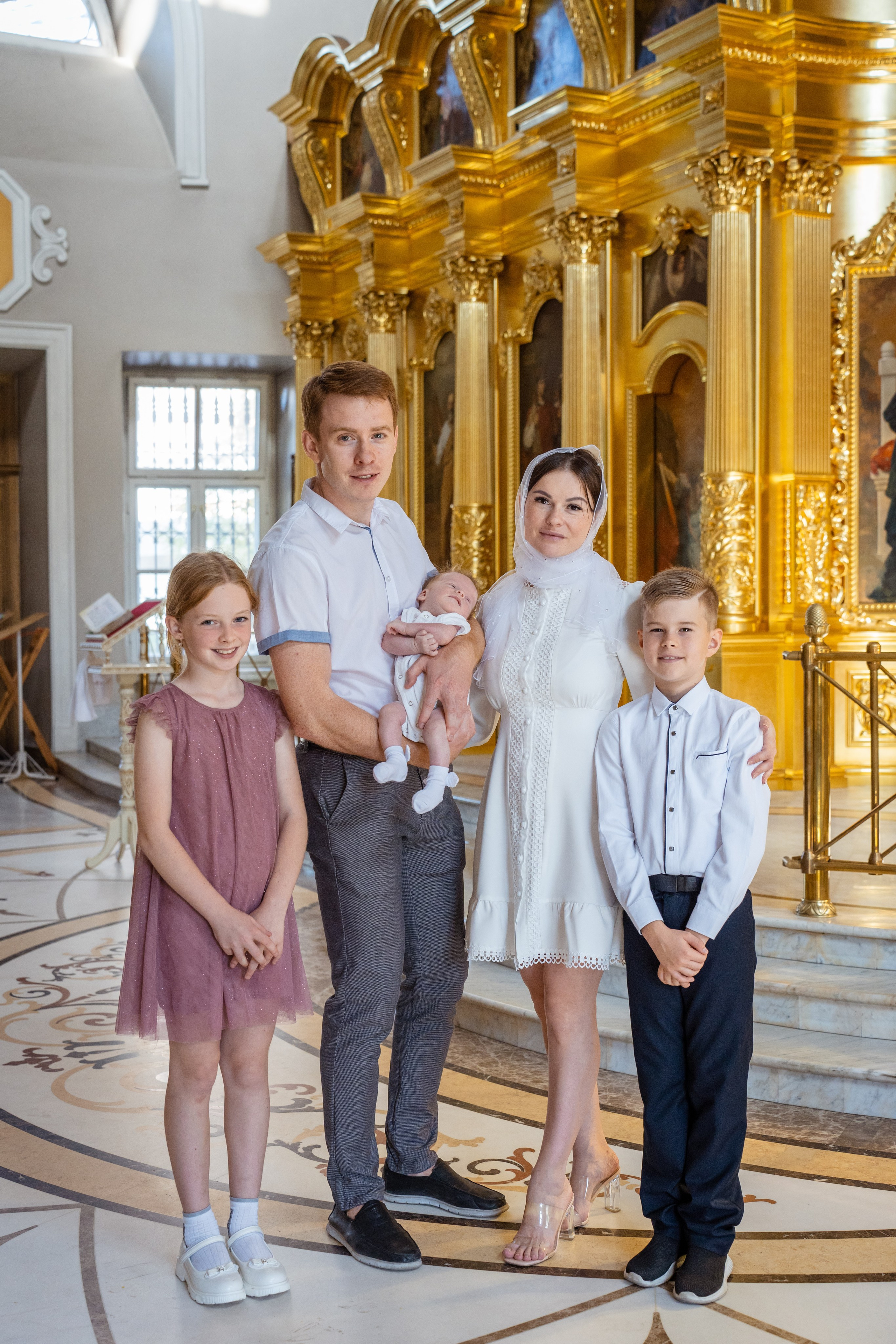 Крещение Даниила в храме Петра и Павла. Фотограф на Крещение Тула и Венчание в Туле, детский и семейный фотограф