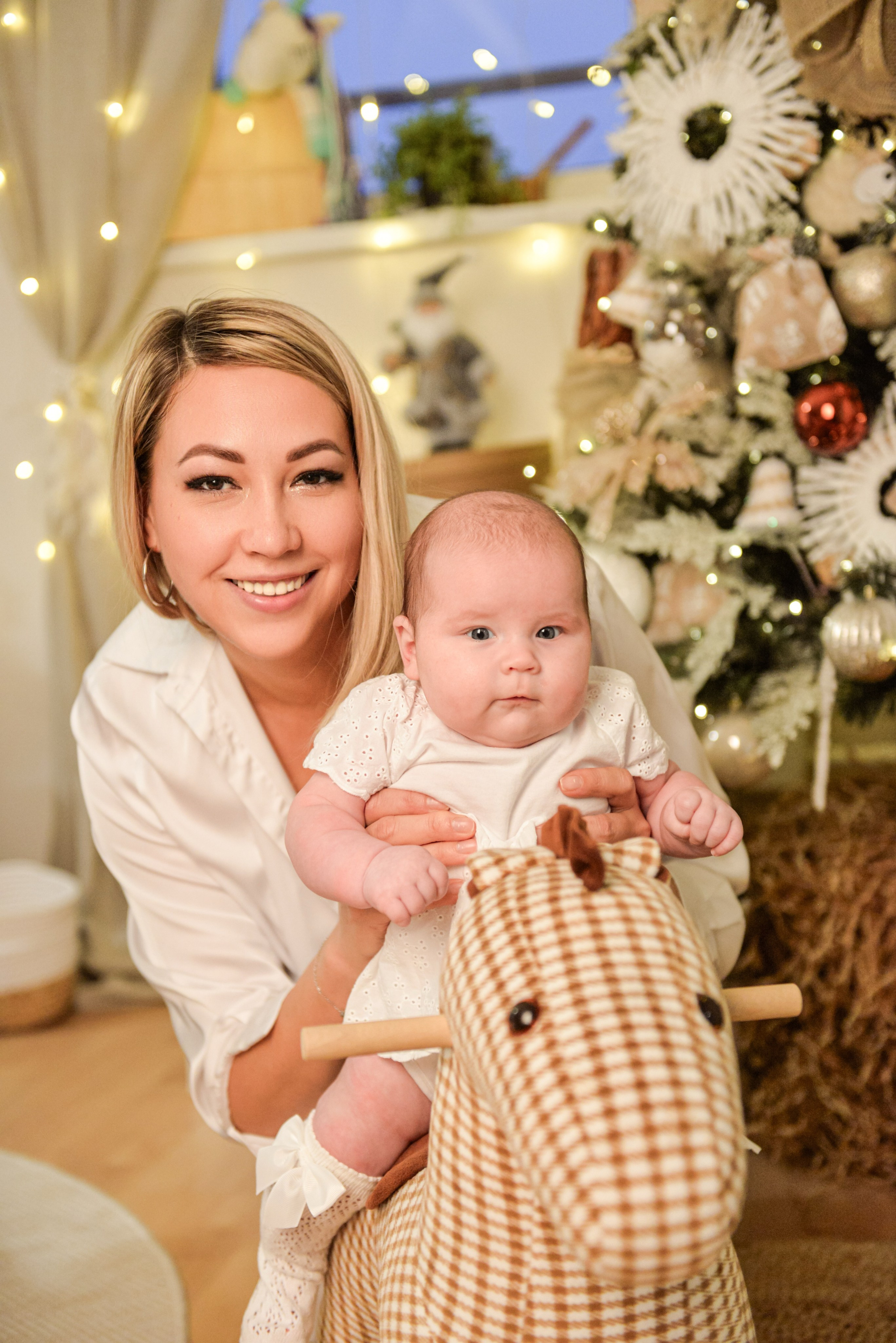 «Новогодняя» Мама и Дочка ФОТОСТУДИЯ FM. Фотограф Mary