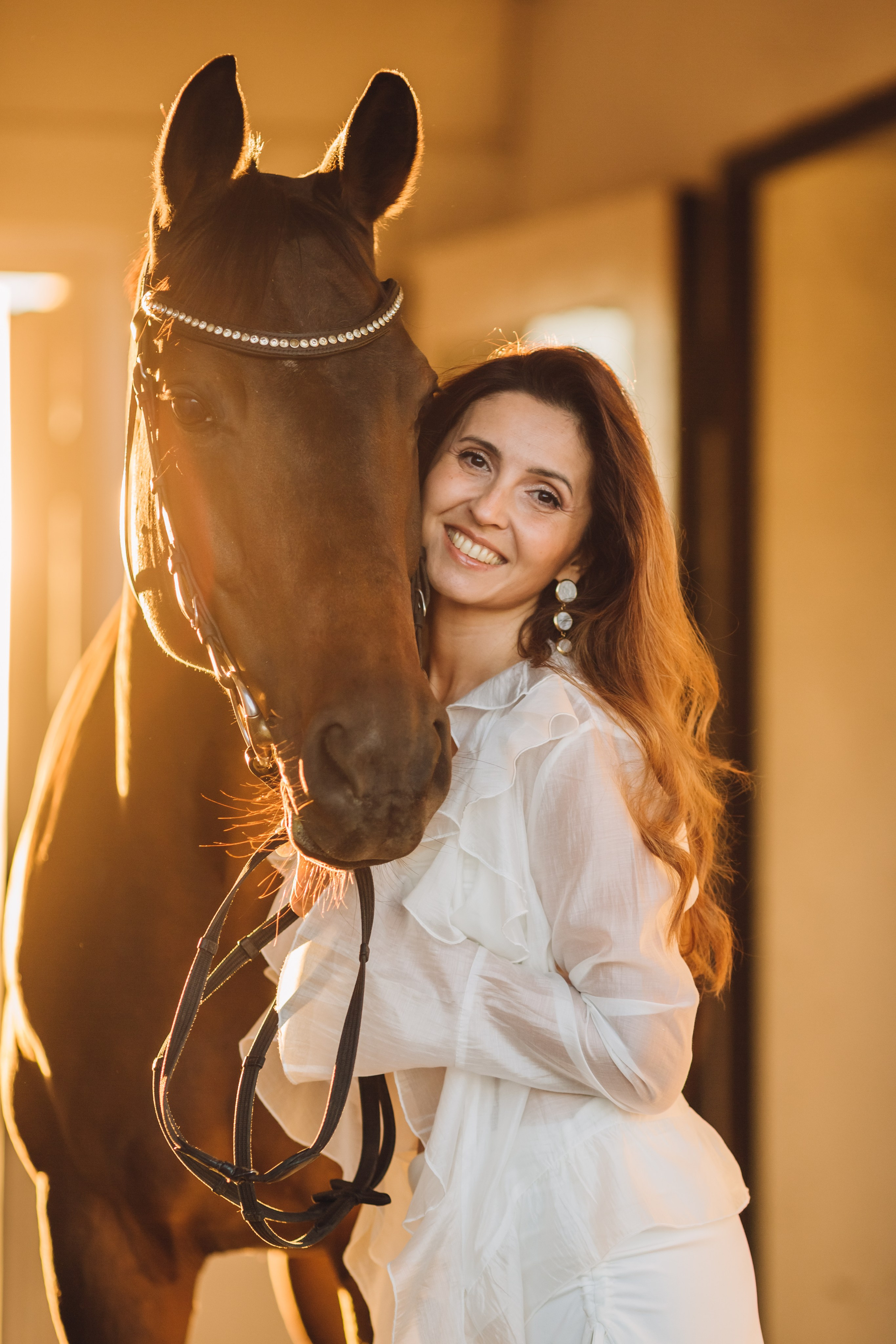 Женский портрет. Ольга Белова. Портреты с лошадьми. Конная фотография