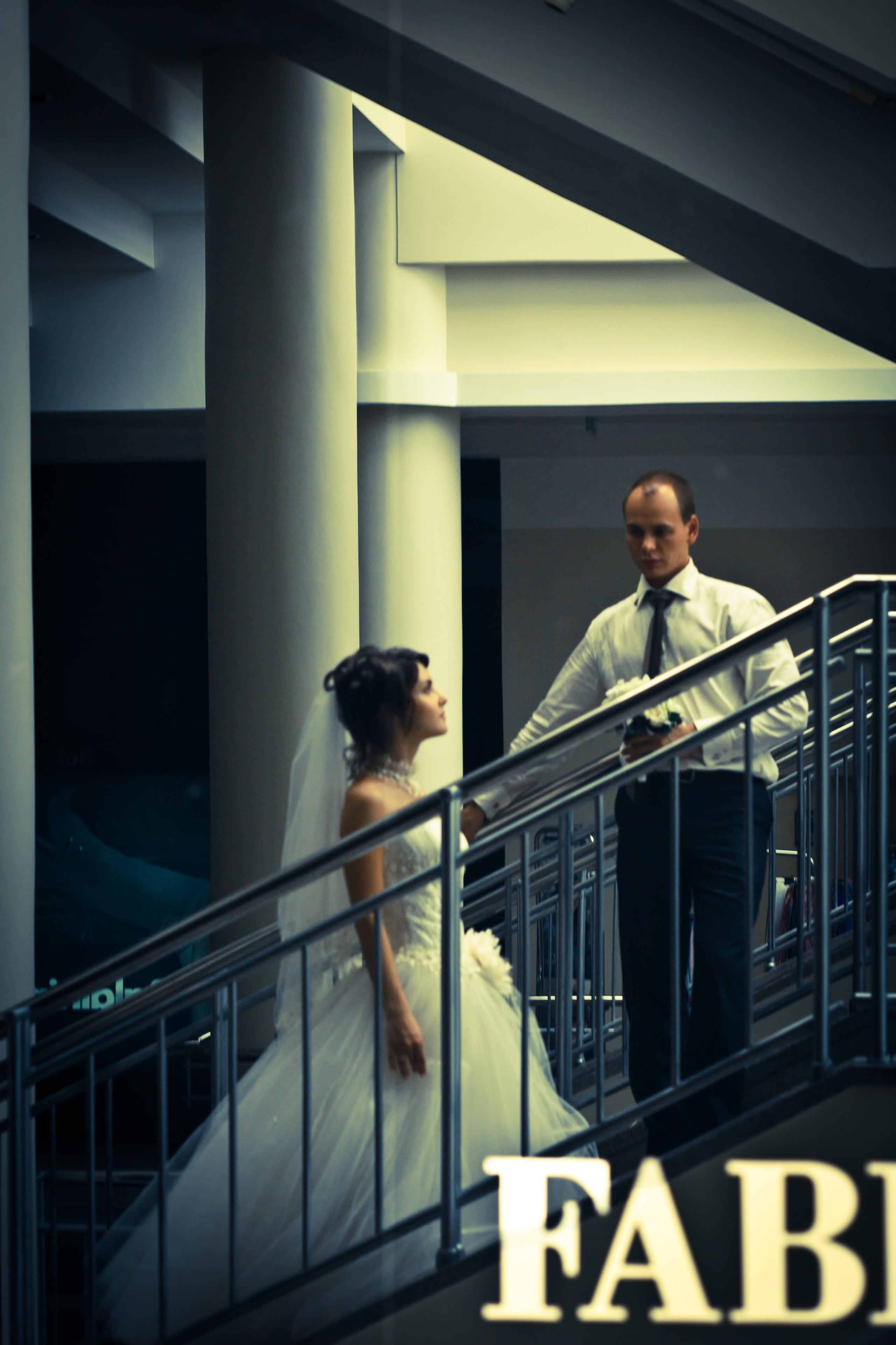 Свадебная съемка в тумане. Фотографы в Москве Светлана Устинова и Сергей Грачев