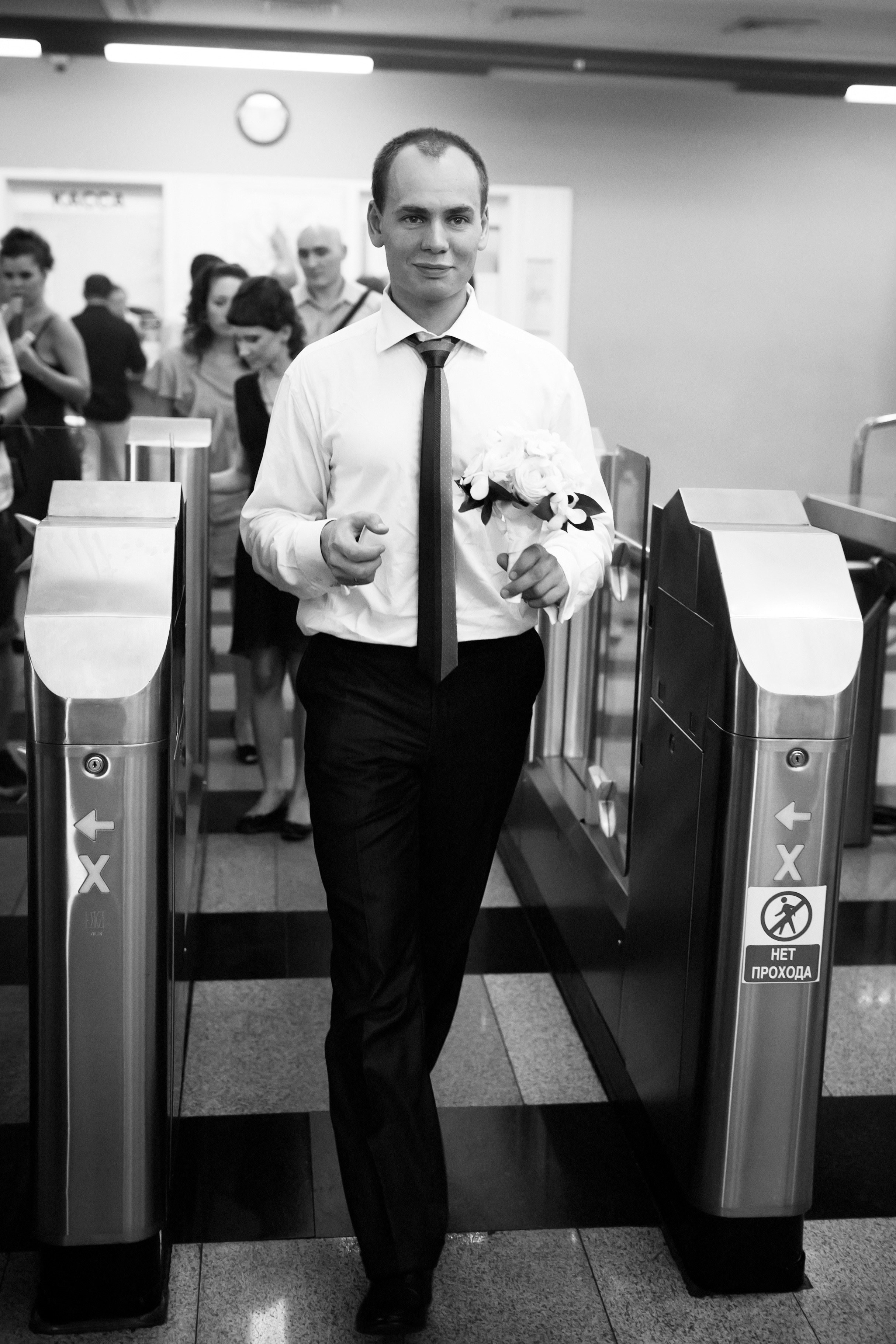 Свадебная съемка в тумане. Фотографы в Москве Светлана Устинова и Сергей Грачев